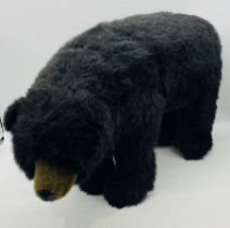 A Ditz Designs (USA) large American Black Bear - approx. length 85cm, height 46cm