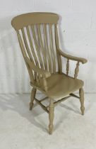 A painted Windsor slat backed chair