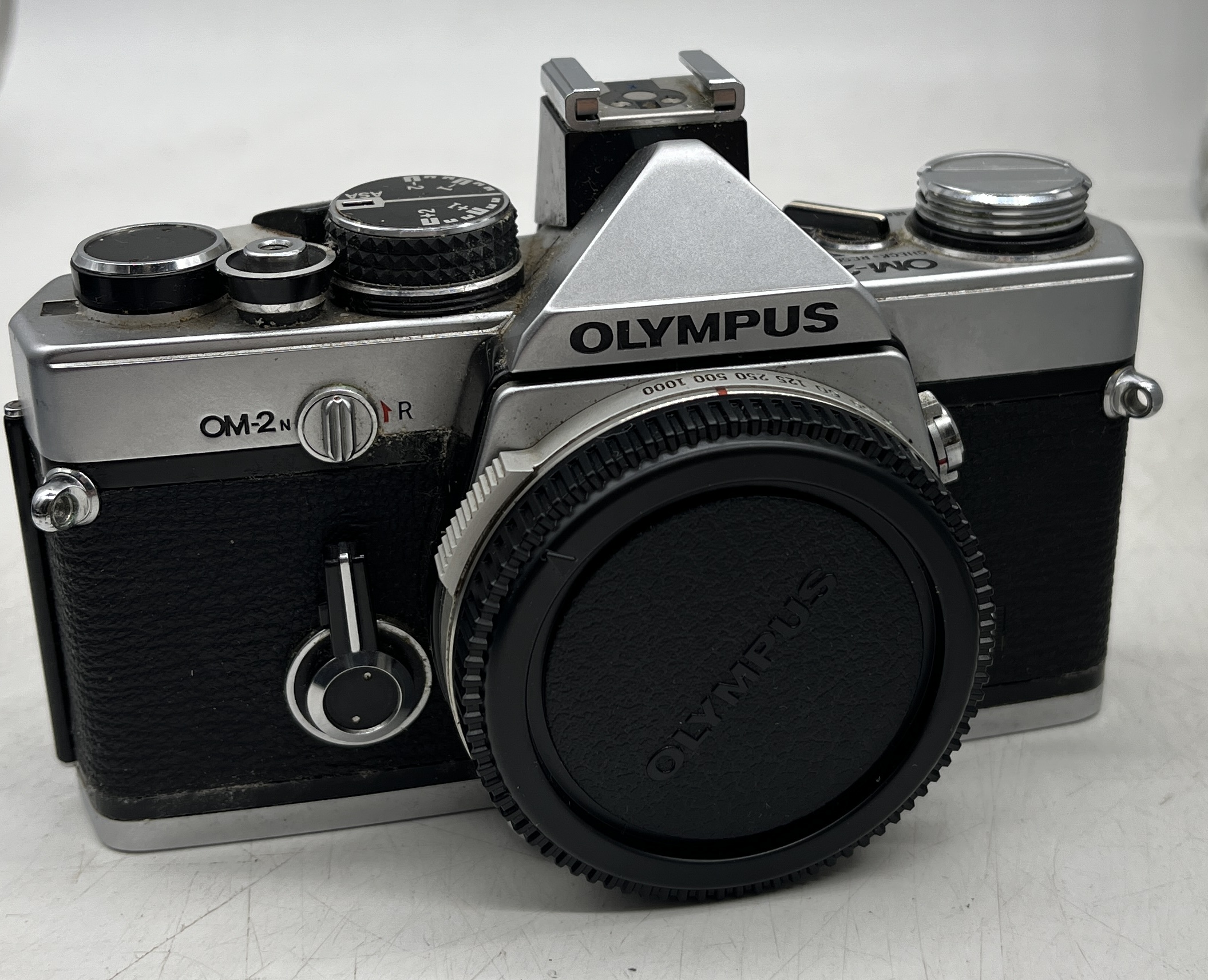 A cased collection of cameras, lenses and accessories including Olympus OM-2, Olympus OM-4 etc. - Image 3 of 7
