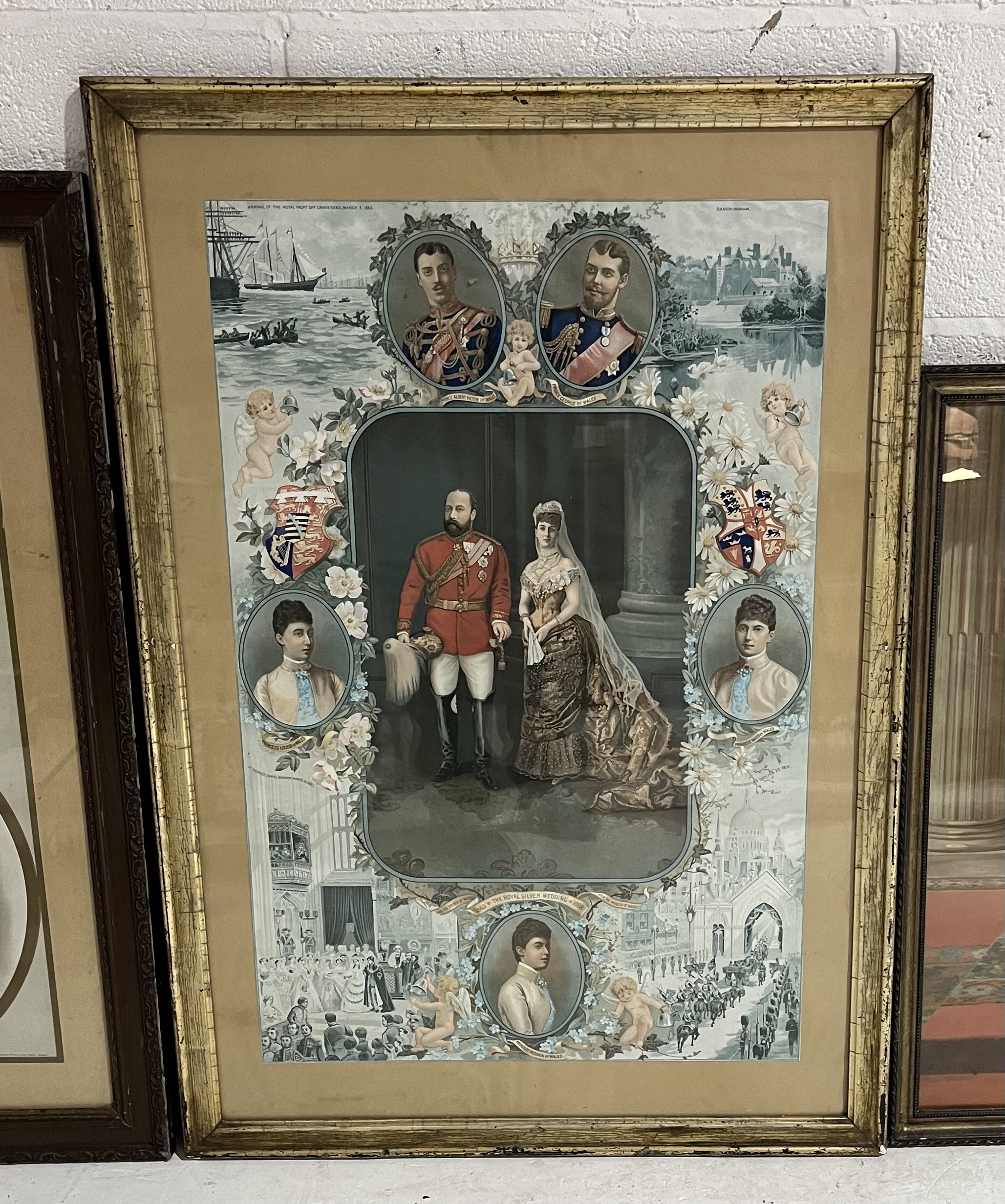 A collection of assorted Royal related framed prints. - Image 3 of 9