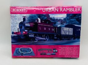 A boxed Hornby "Urban Rambler" OO gauge train set, comprising of an LMS steam locomotive (762),