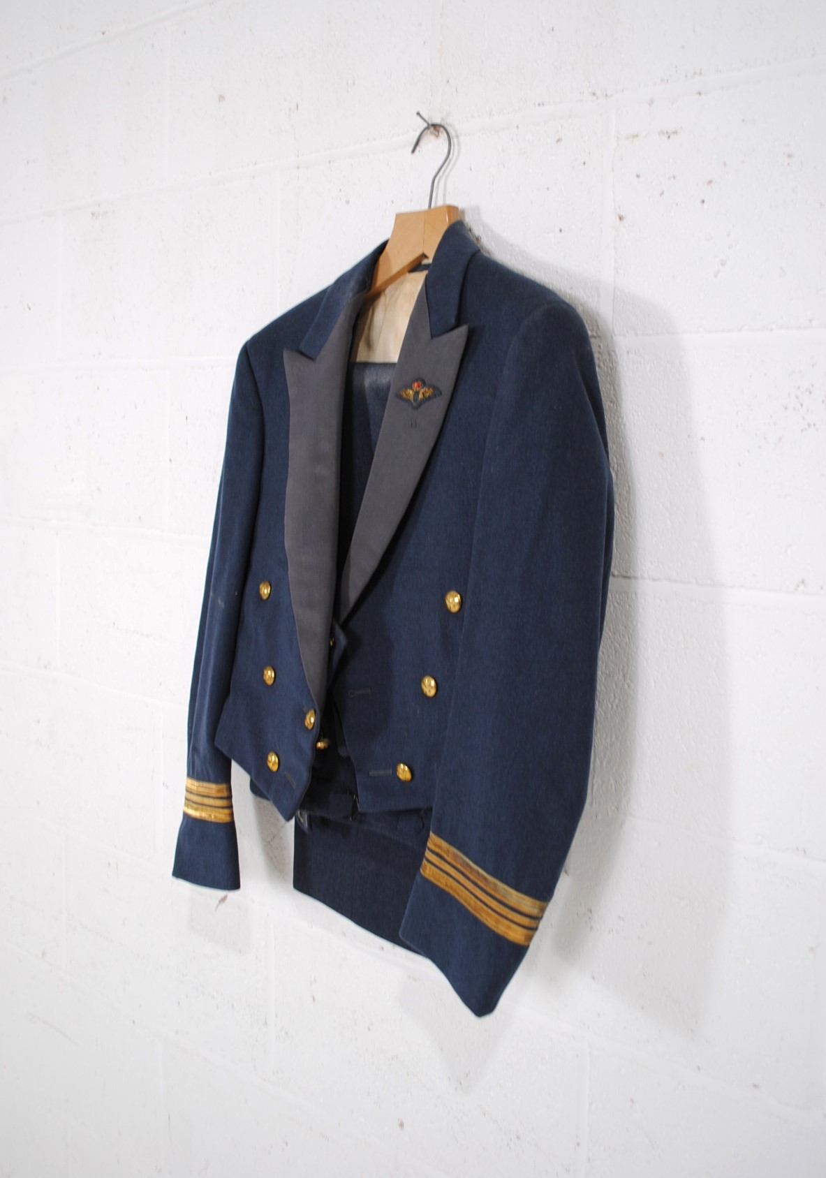 An 'Alkit' RAF Mess uniform, comprising a jacket, waistcoat and trousers - Image 2 of 6