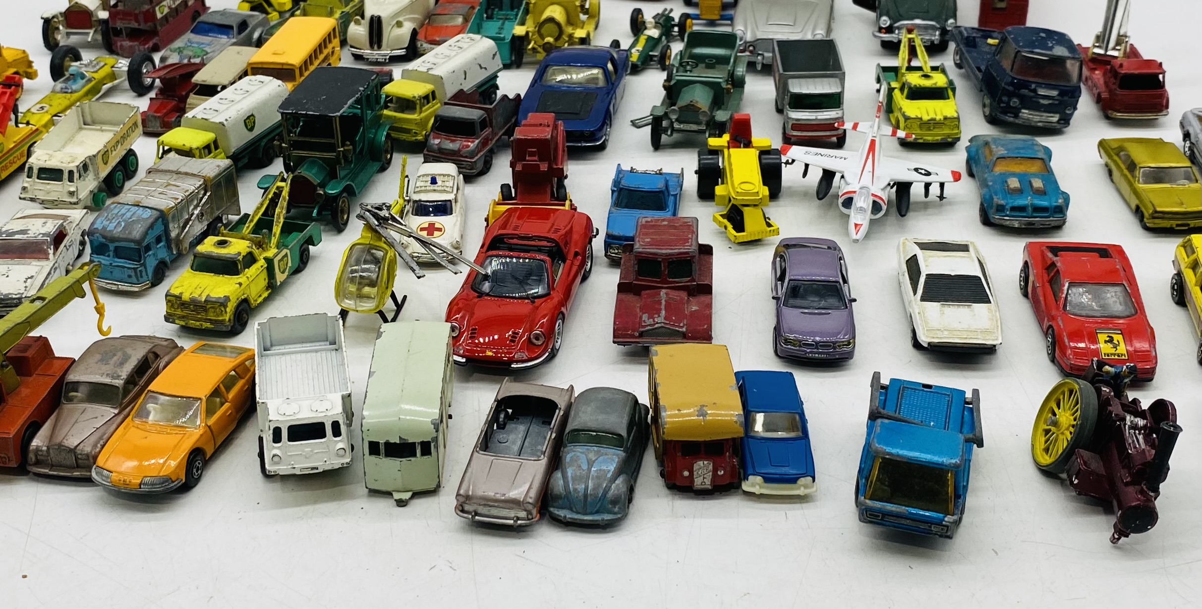 A collection of playworn die-cast vehicles including Corgi, Lesney, Matchbox, Dinky Toys etc - Image 6 of 6