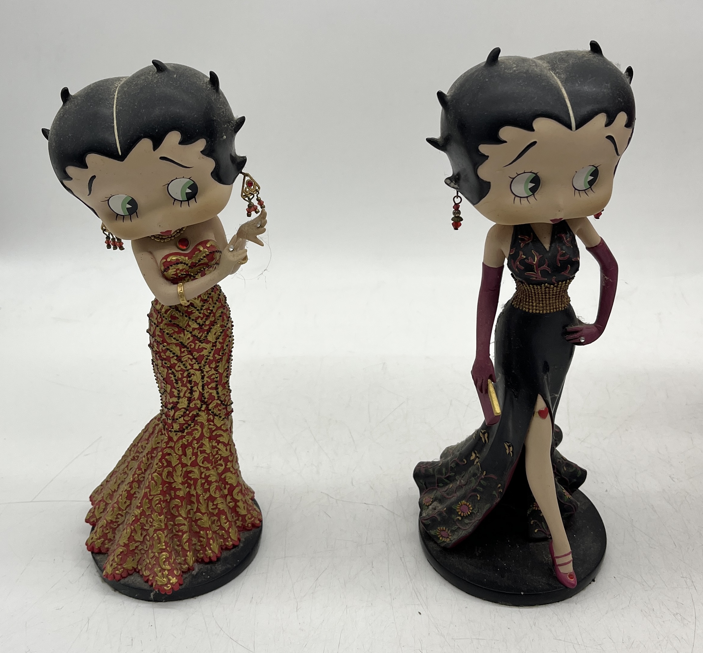 A collection of Danbury Mint Betty Boop figures including Dazzling Diva, Black Tie Affair, Final - Image 3 of 9