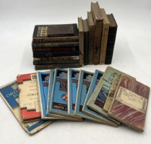 A collection of vintage and antiquarian books and maps