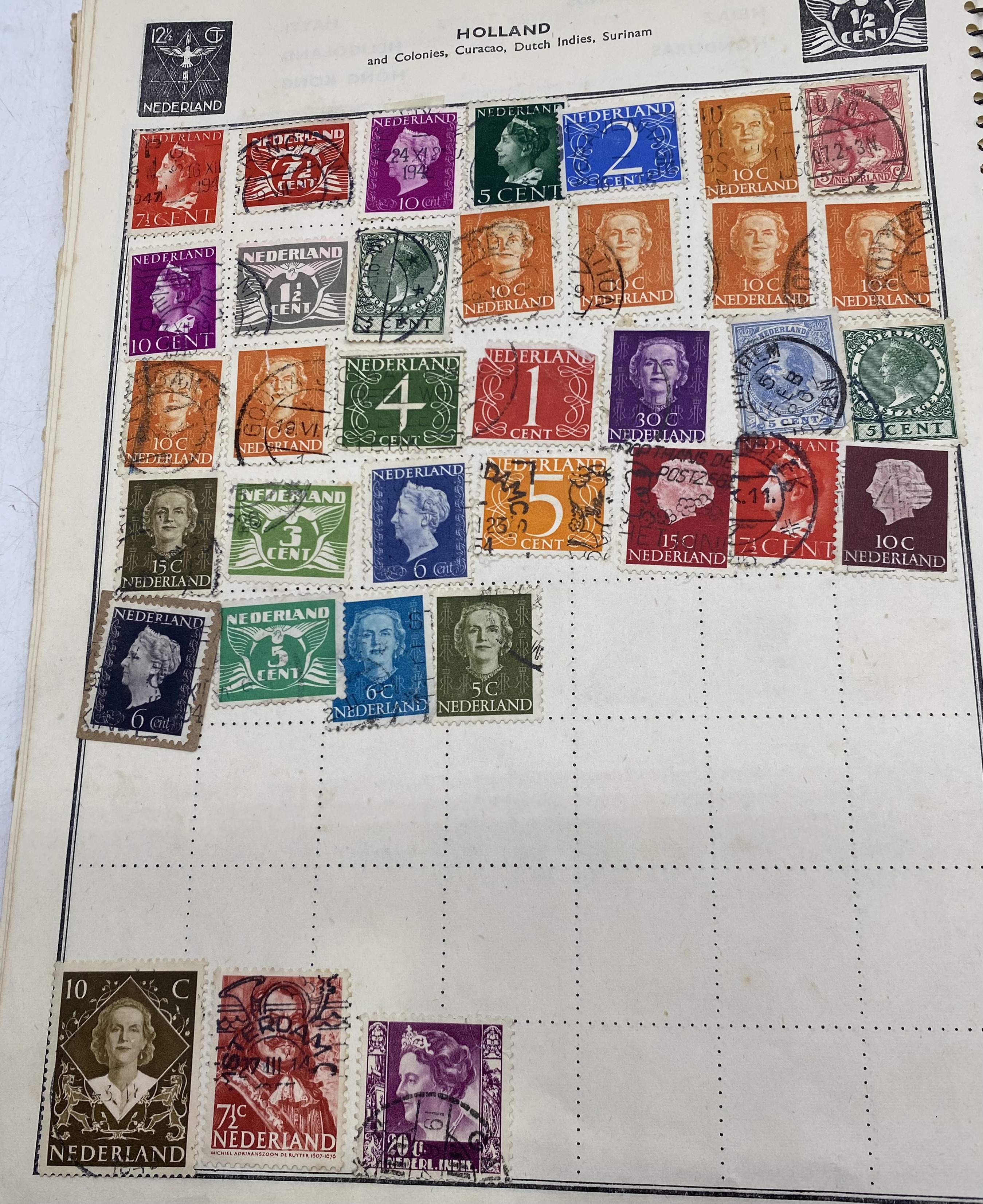 An album of worldwide stamps including Penny Reds etc. - Image 27 of 57