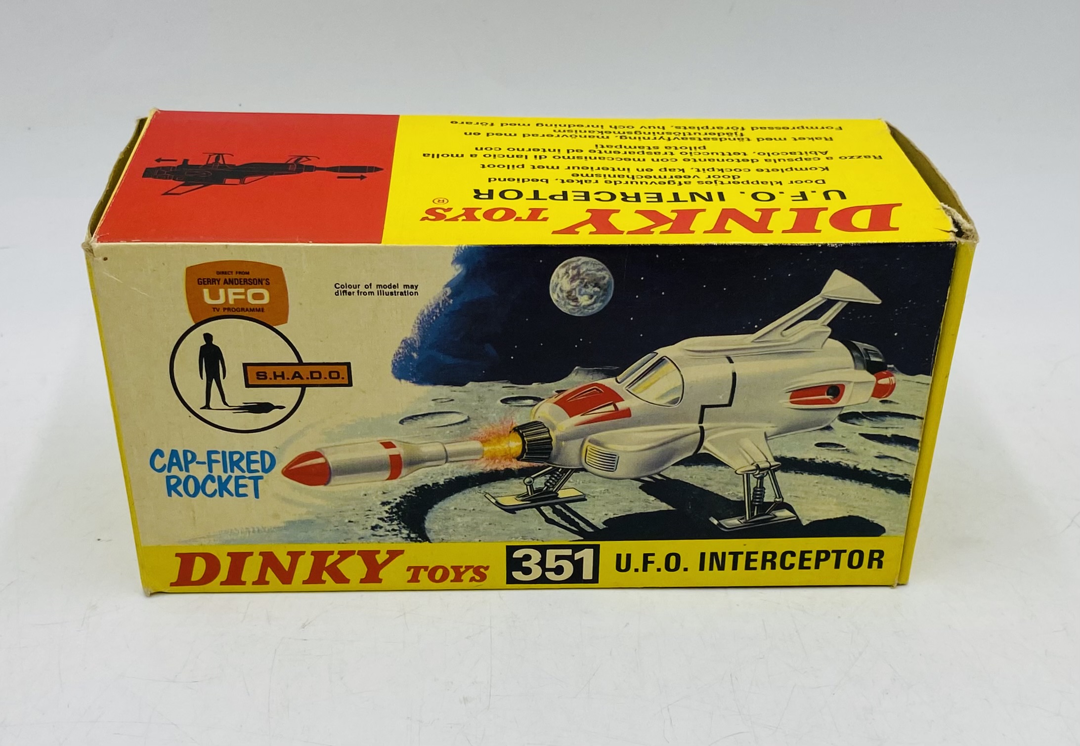 A vintage boxed Dinky Toys "U.F.O. Interceptor" die-cast model (No 351) - Image 6 of 8