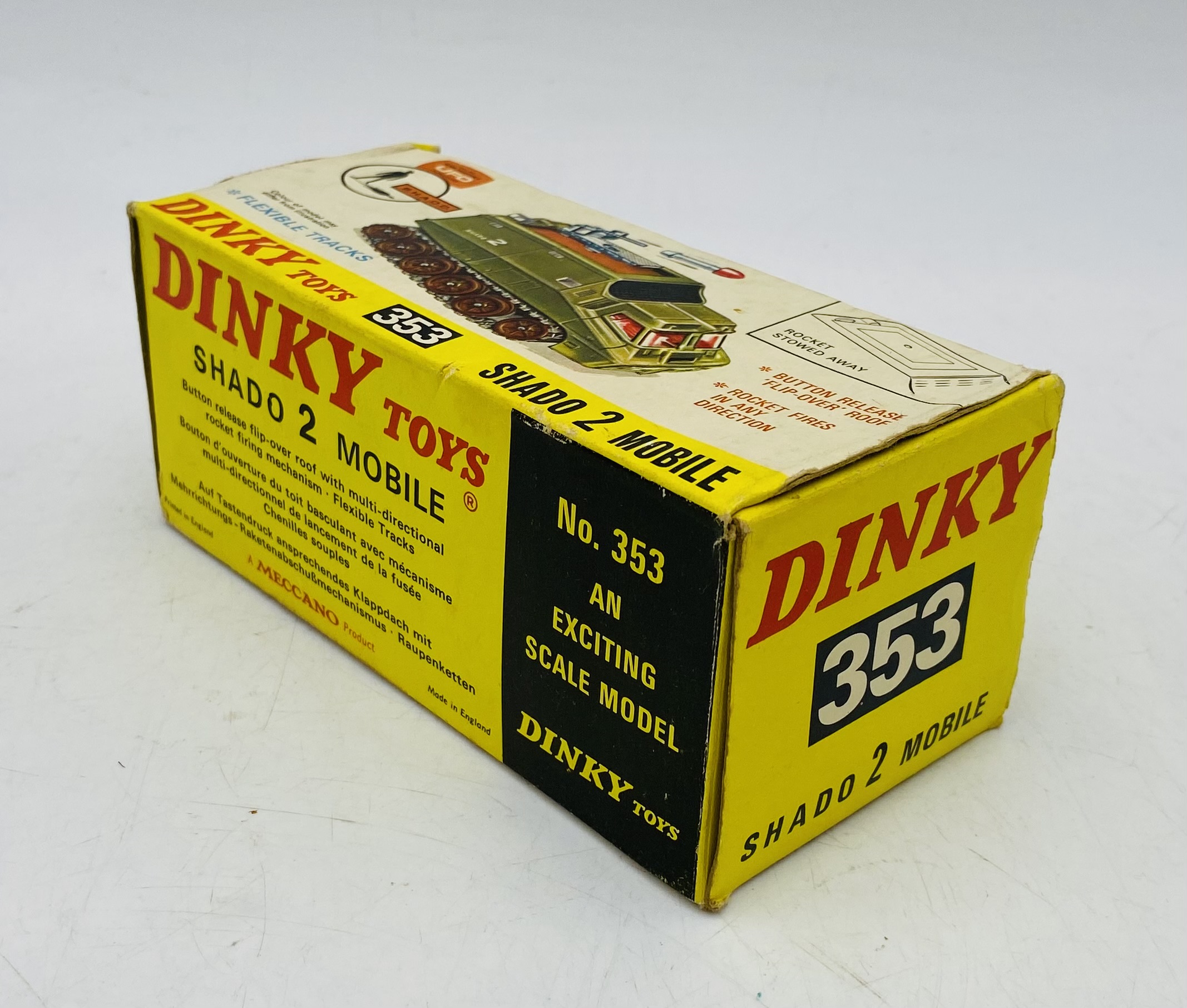 A vintage boxed Dinky Toys "Shado 2 Mobile" die-cast model (No 353) - Image 7 of 9