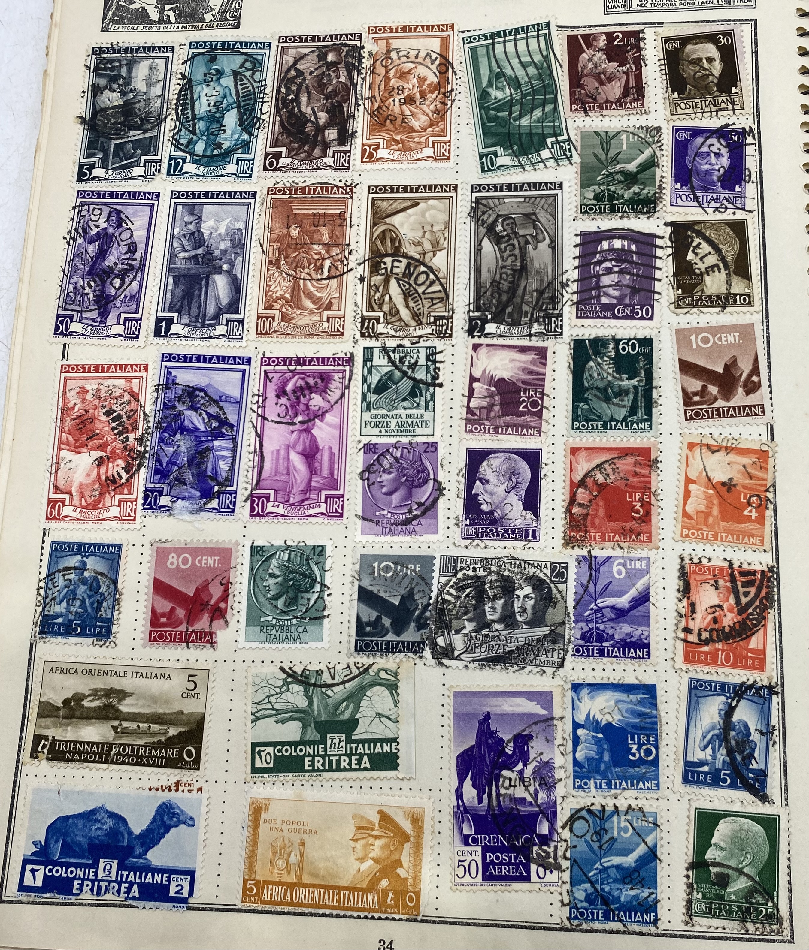 An album of worldwide stamps including Penny Reds etc. - Image 31 of 57