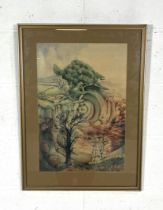 John Blofeld (20th centuy) The Four Seasons Pencil and watercolour, signed and indistinctly dated