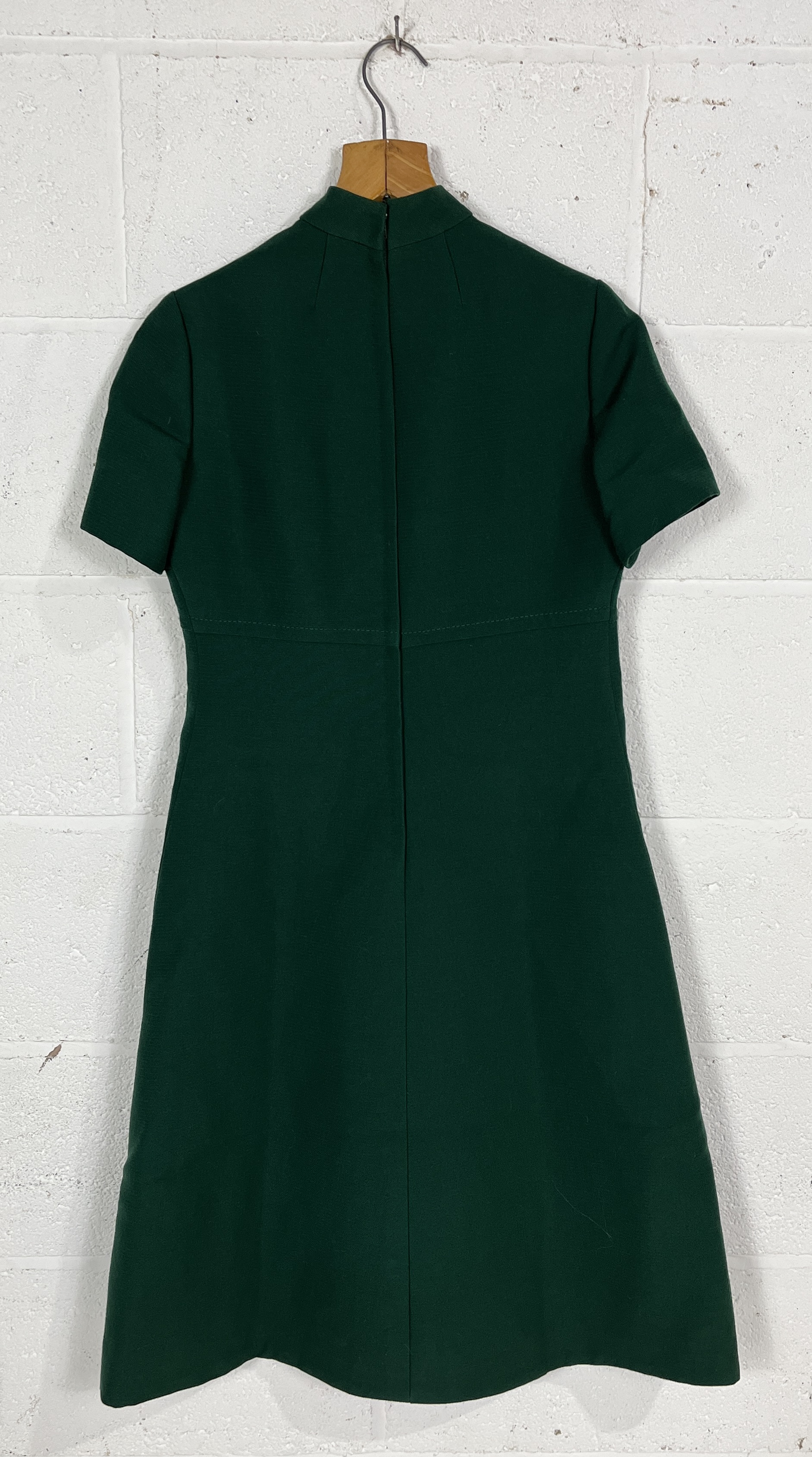 A vintage 1960's Christian Dior "Diorling" dress and jacket set, fully lined in emerald green - Image 3 of 3