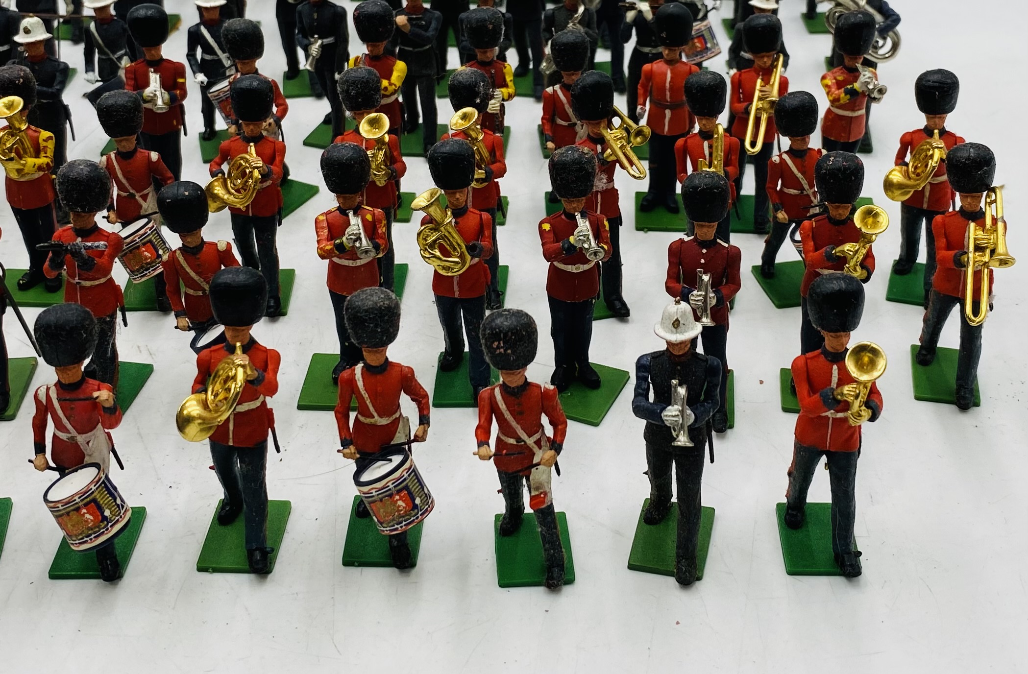 A collection of Britains Ltd plastic toy figurines related to military marching bands including - Image 3 of 7