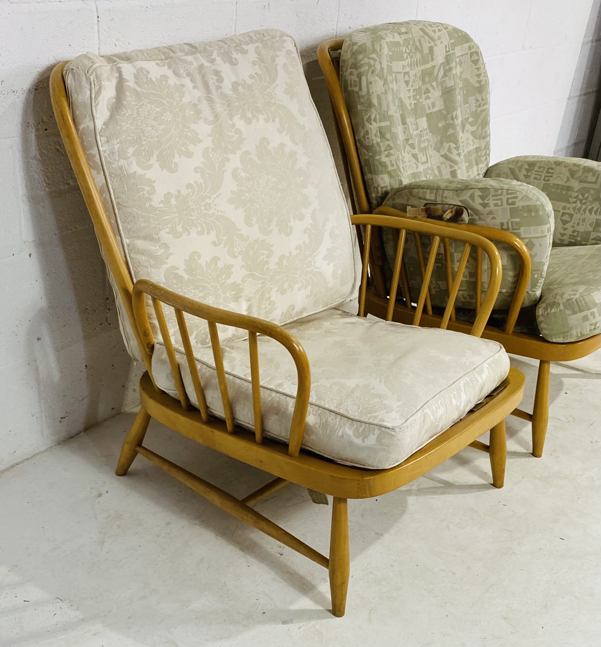 A pair of Ercol blonde armchairs - Image 2 of 7