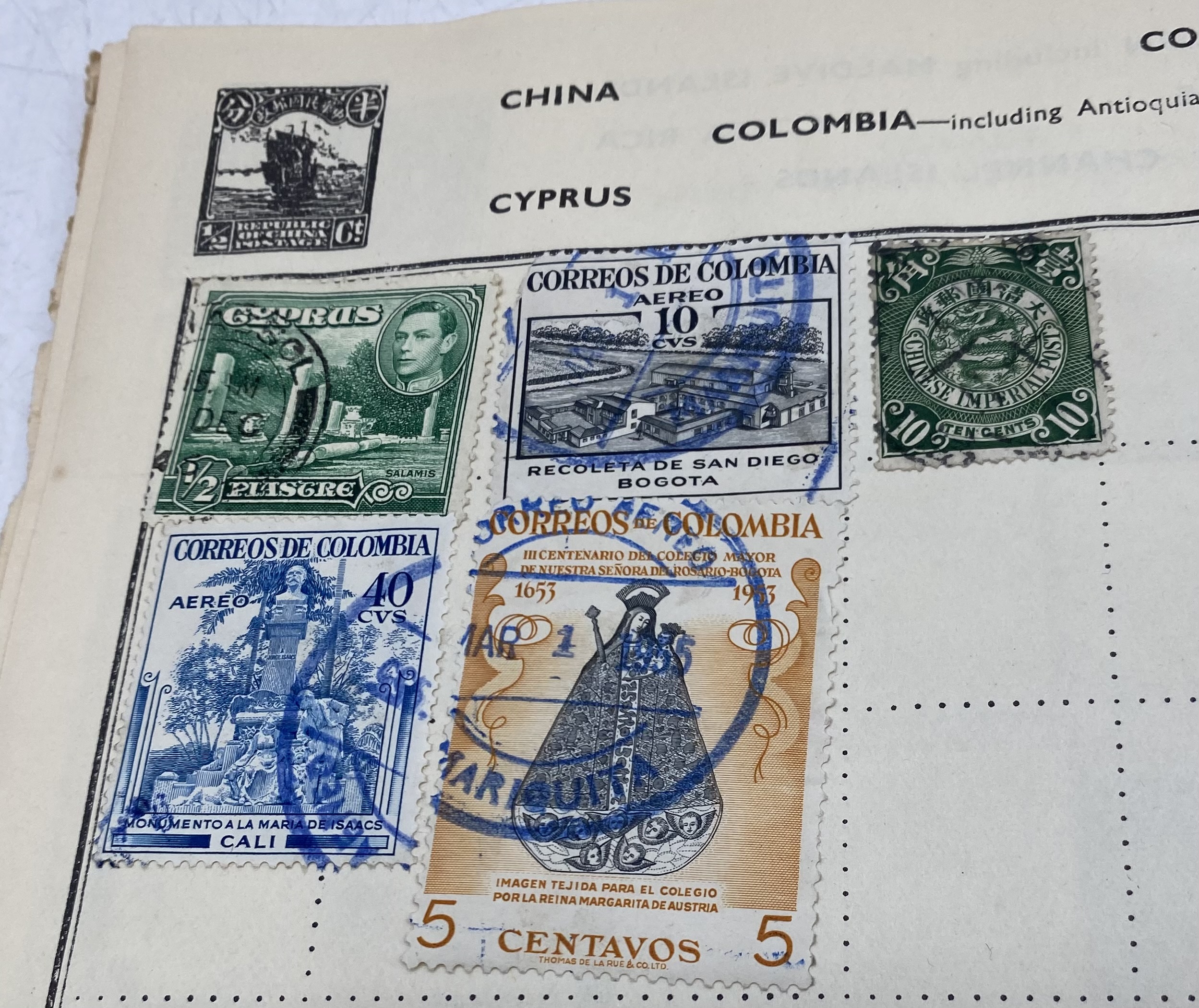An album of worldwide stamps including Penny Reds etc. - Image 12 of 57