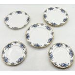 A small collection of Royal Albert Moonlight Rose tableware comprising of six dinner plates, six