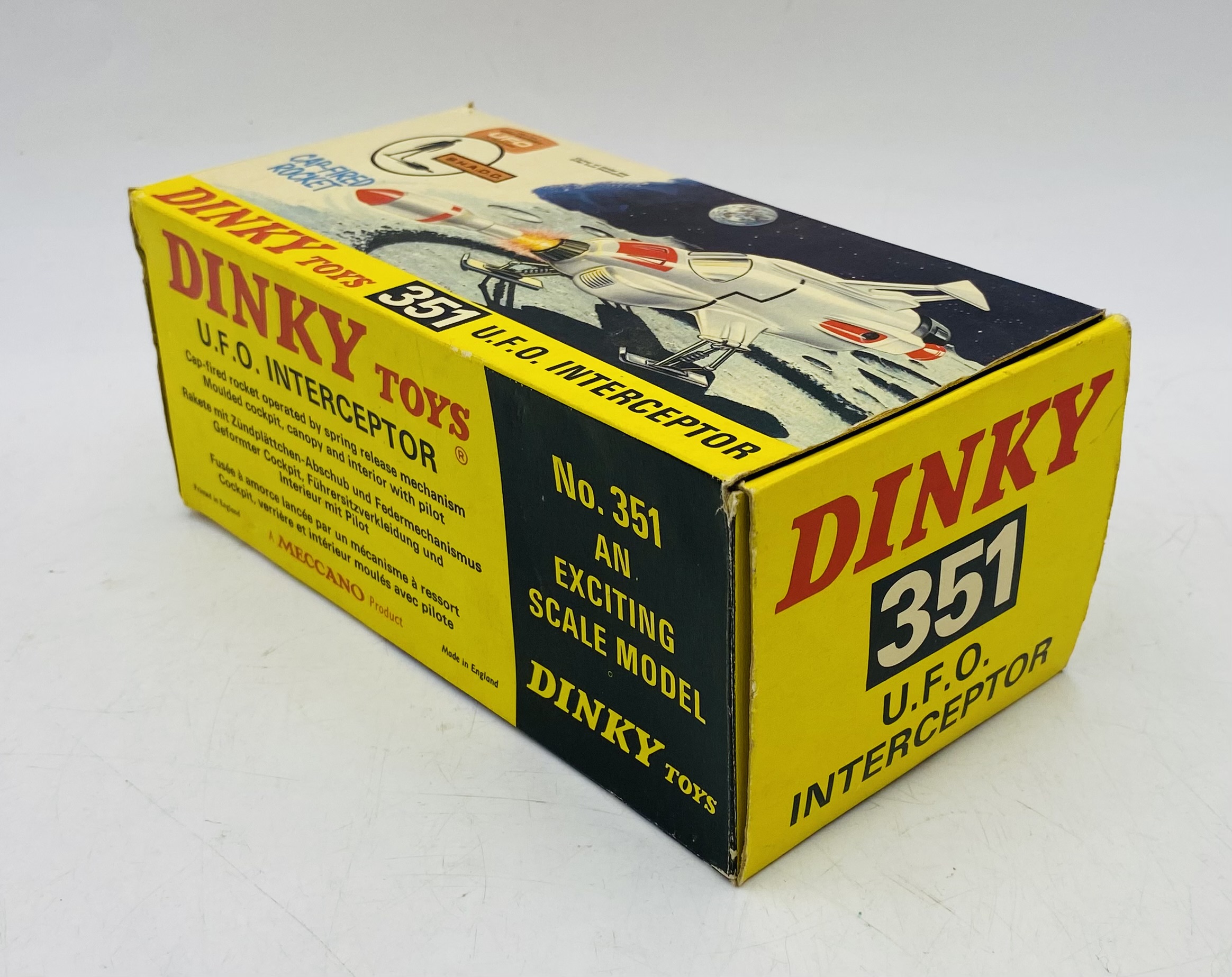 A vintage boxed Dinky Toys "U.F.O. Interceptor" die-cast model (No 351) - Image 7 of 8