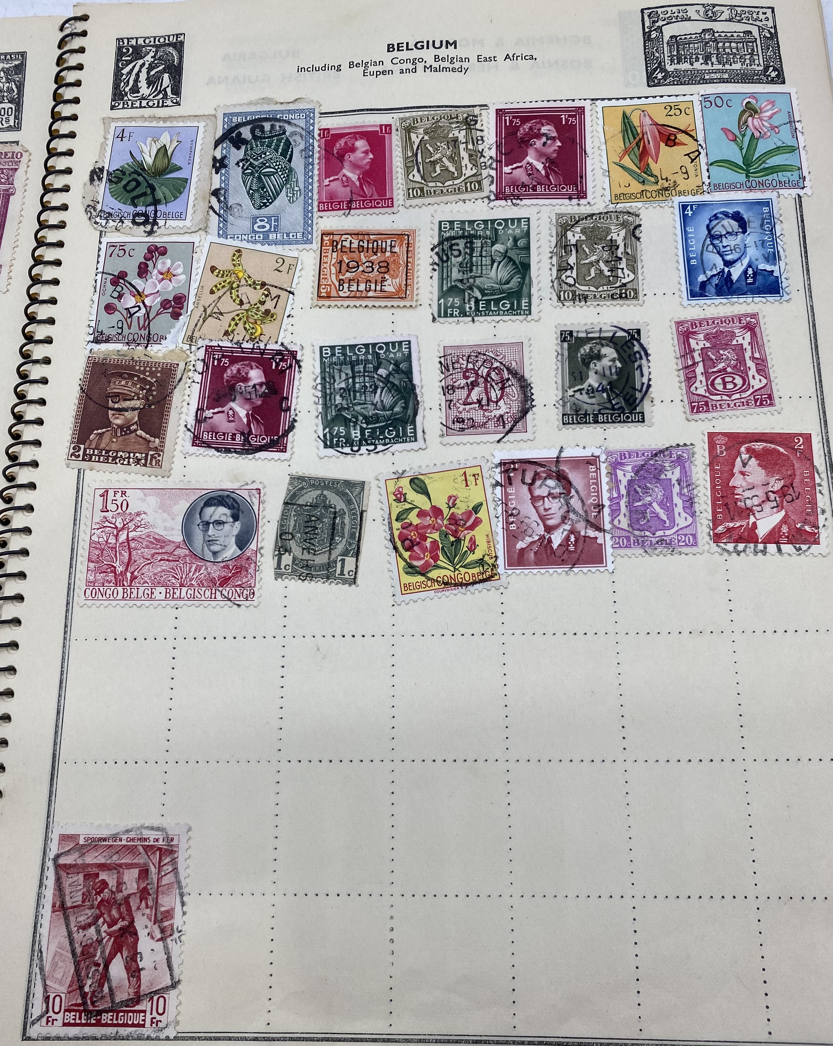 An album of worldwide stamps including Penny Reds etc. - Image 7 of 57