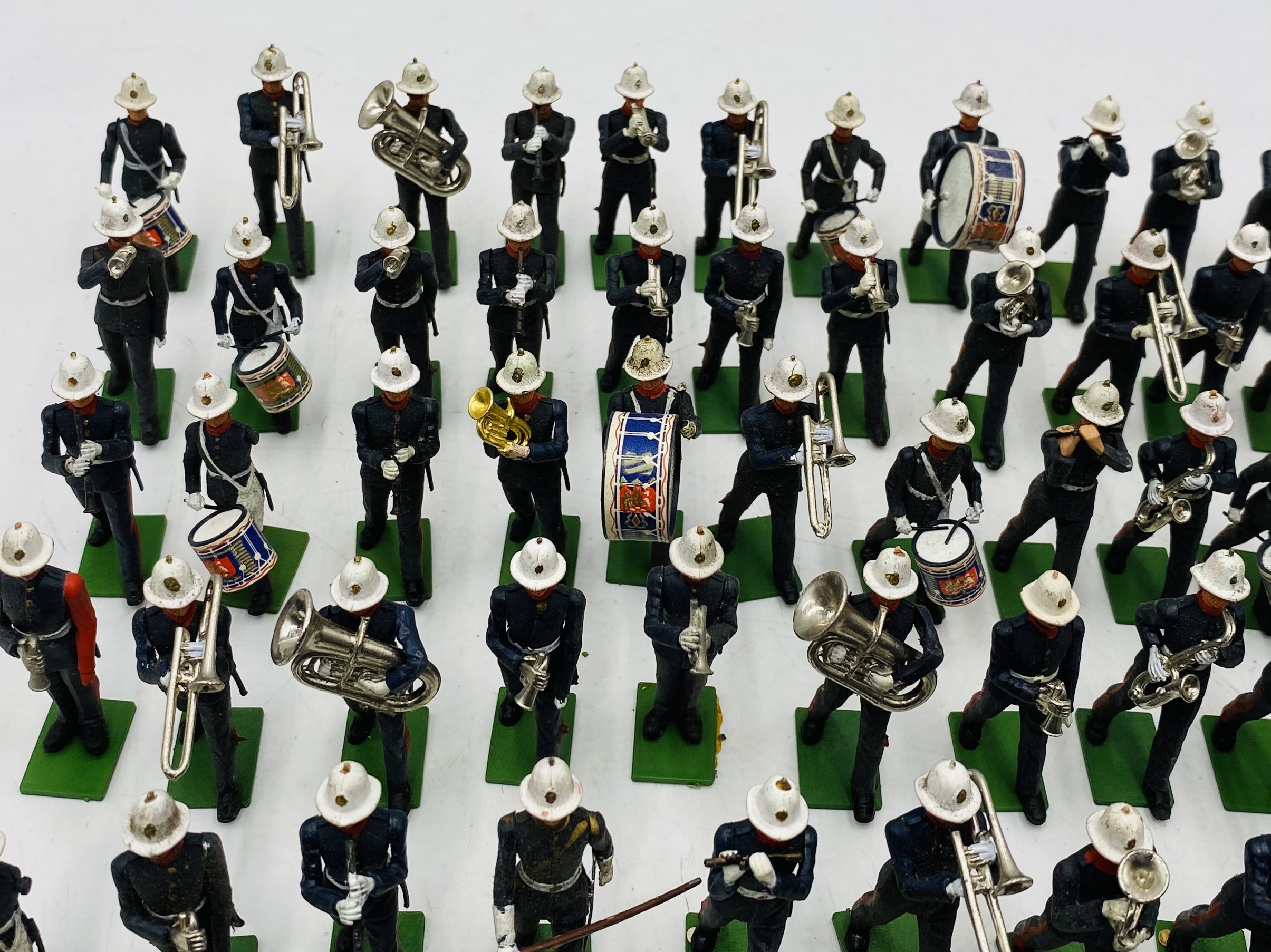 A collection of Britains Ltd plastic toy figurines related to military marching bands including - Image 6 of 7