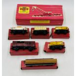A boxed Hornby Dublo OO gauge Breakdown Crane (4620), along with a small collection of boxed rolling