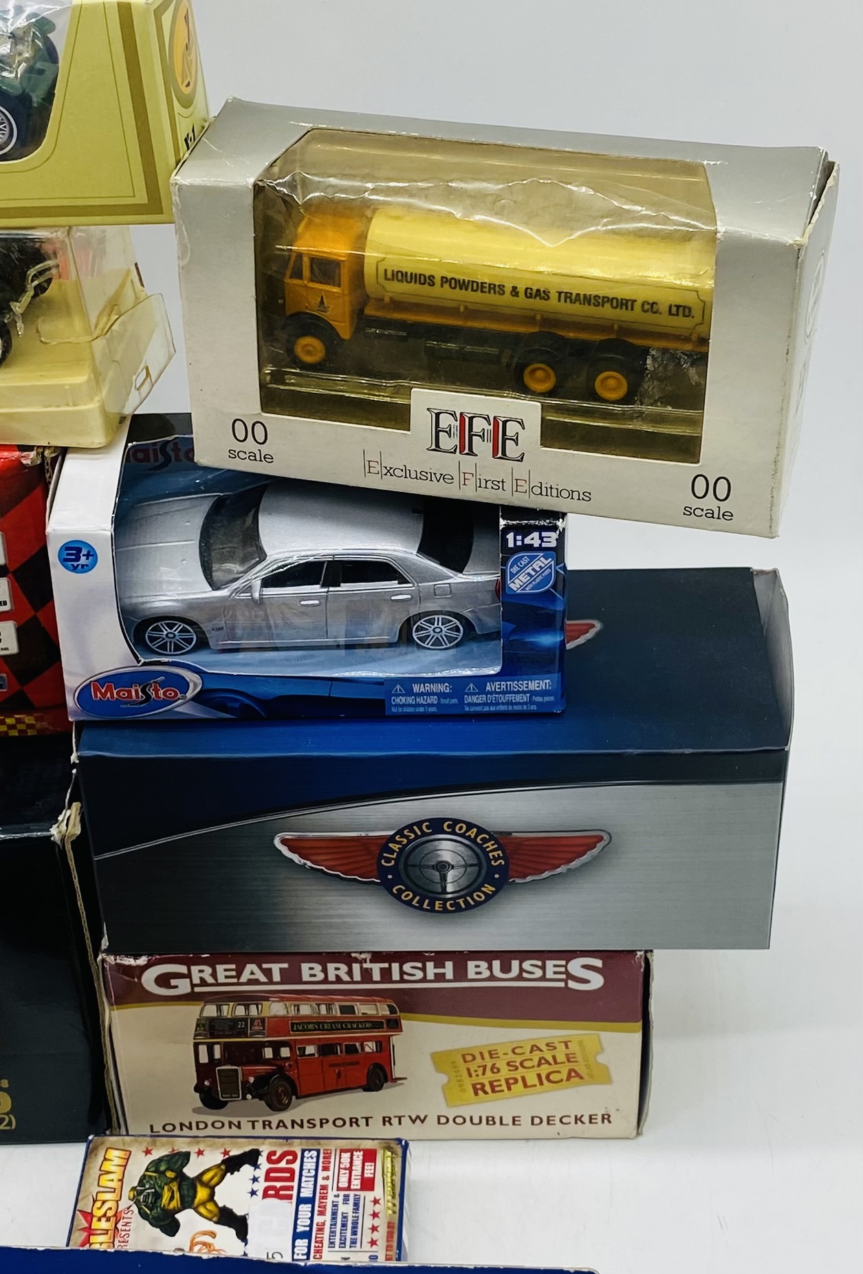 A collection of various boxed die-cast vehicles including Burago Alfa Romeo, Altas Edition Great - Image 3 of 5