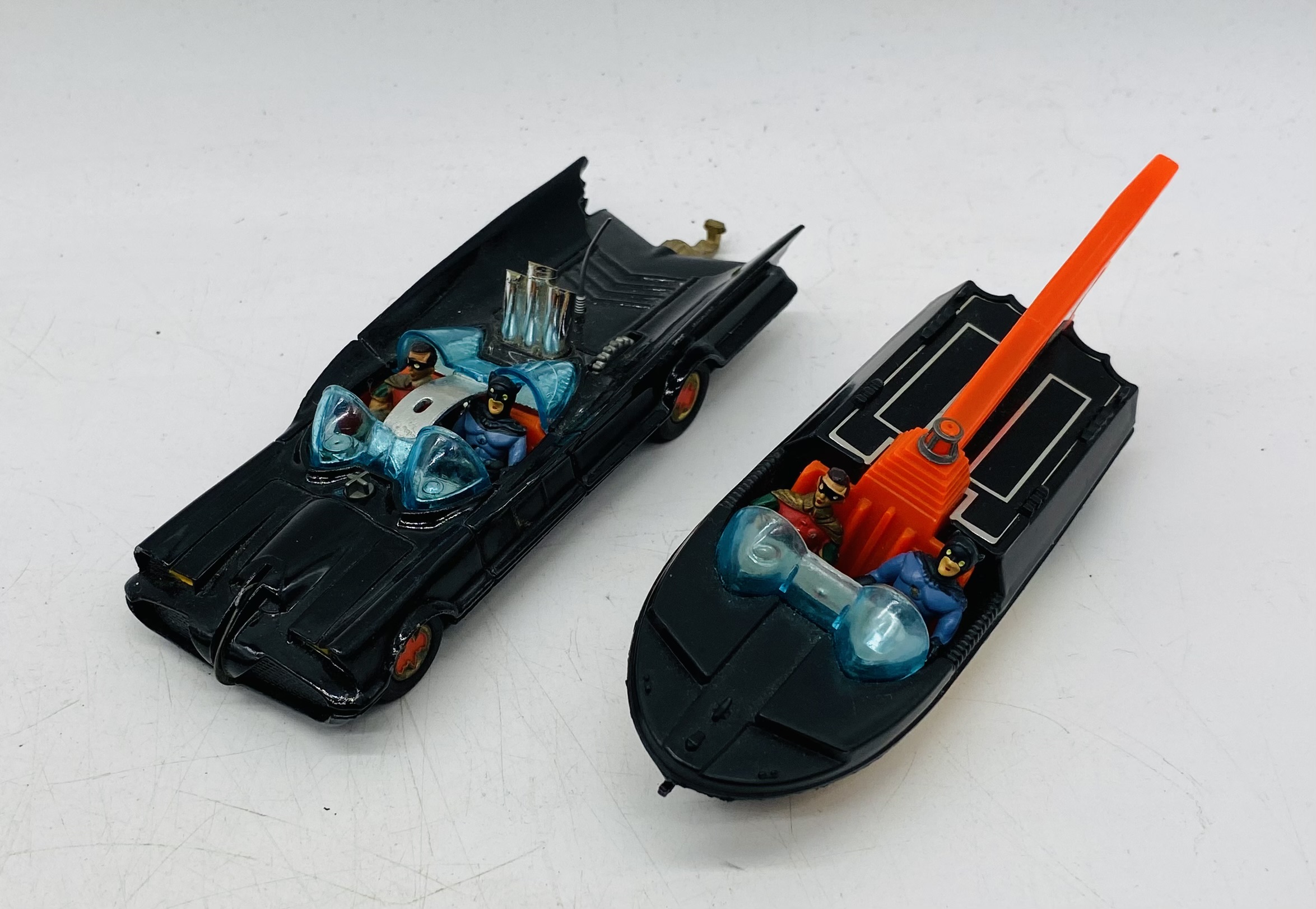 A collection of loose die-cast vehicles including Corgi Toys Batmobile & Batboat, Lesney, - Image 2 of 6