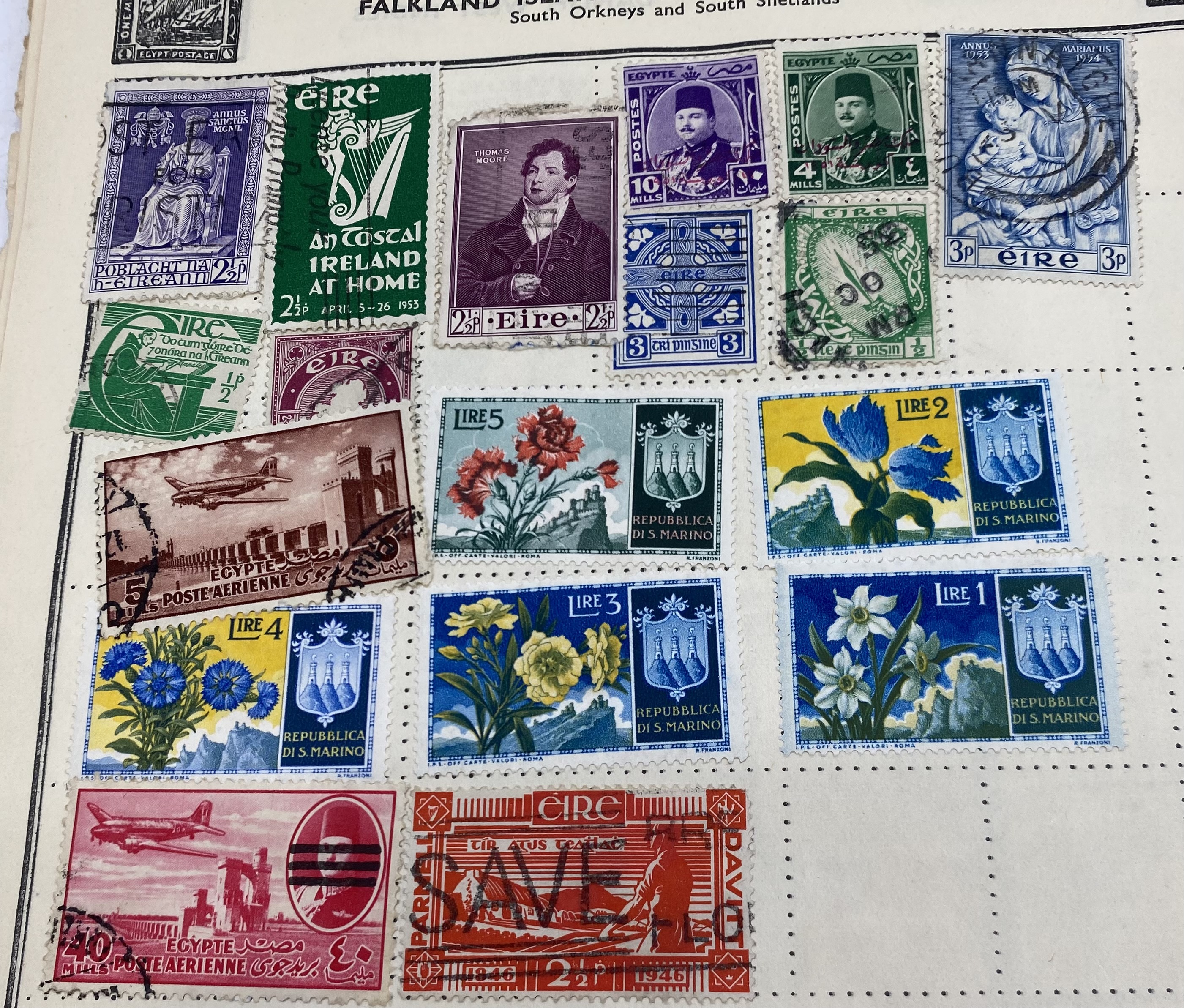An album of worldwide stamps including Penny Reds etc. - Image 14 of 57