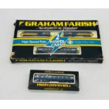 A boxed Graham Farish N Gauge High Speed Train Inter-City 125 Set, comprising of a front and rear