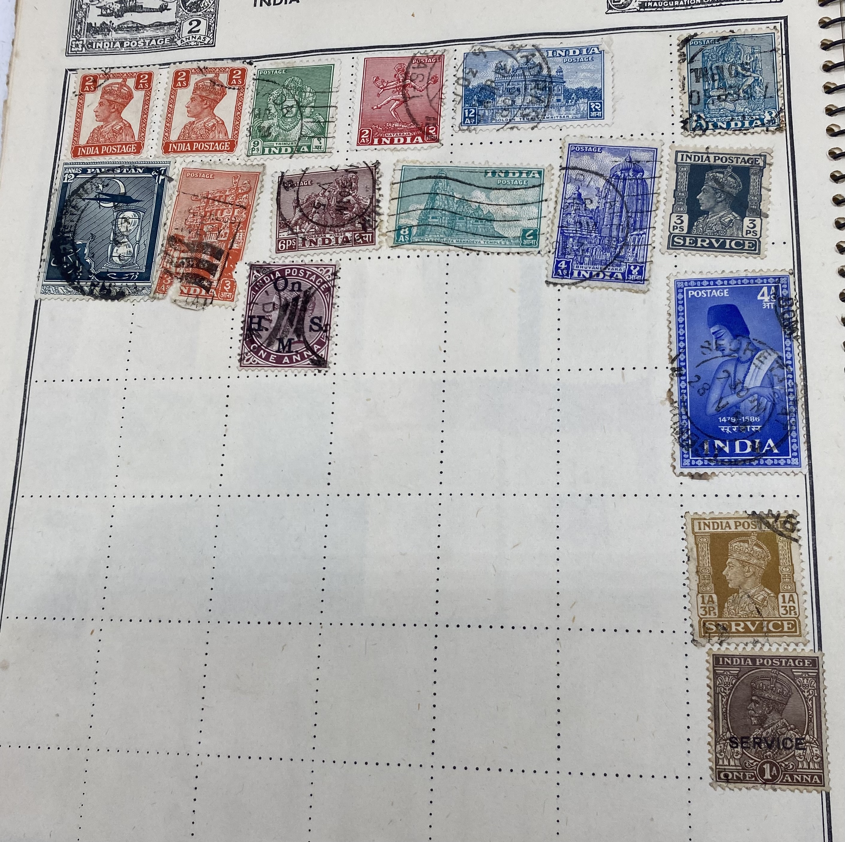 An album of worldwide stamps including Penny Reds etc. - Image 29 of 57