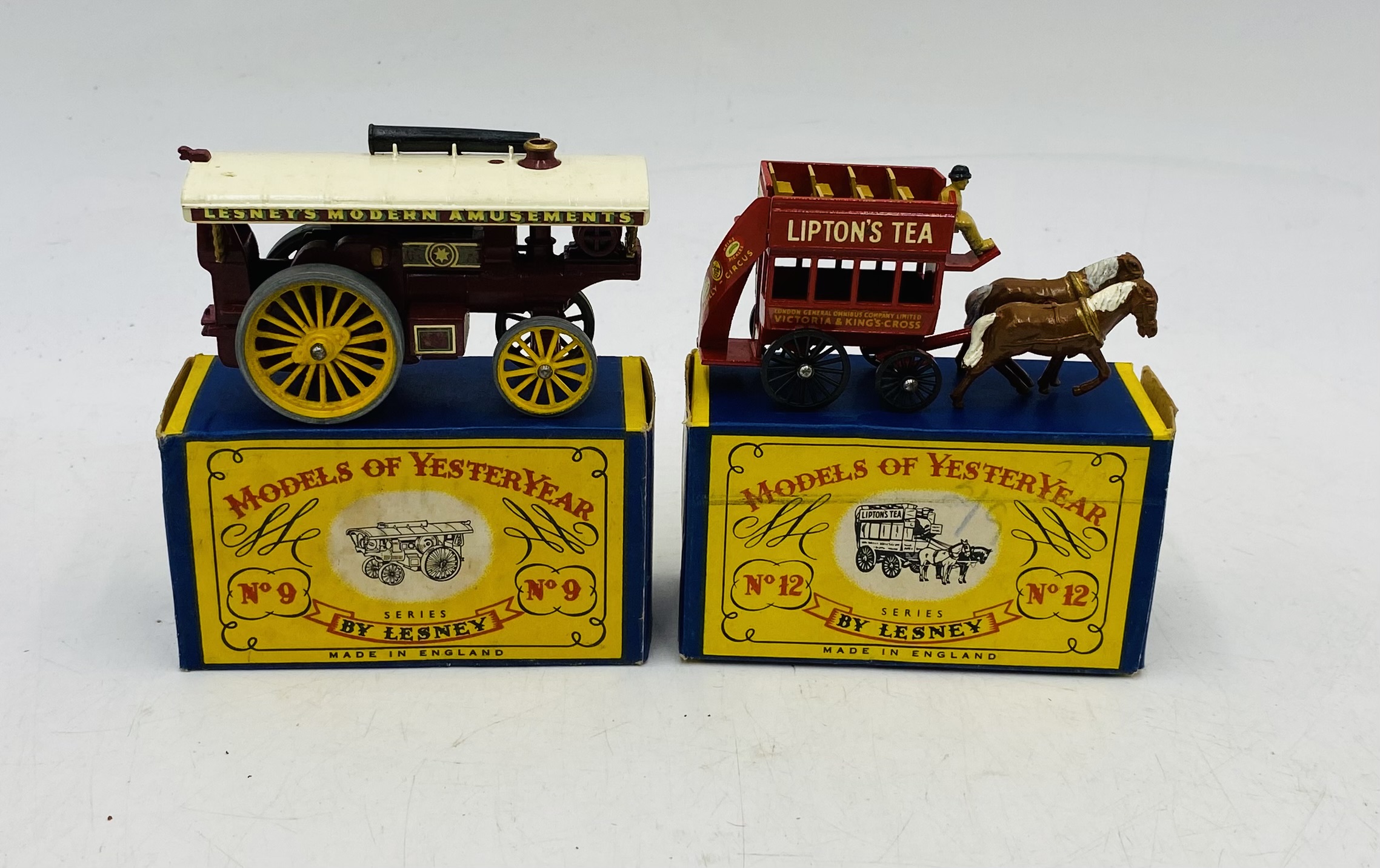 A collection of seven boxed Lesney Models of Yesteryear die-cast vehicles including The Allchin - Image 3 of 5