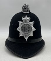A vintage Humberside Police helmet