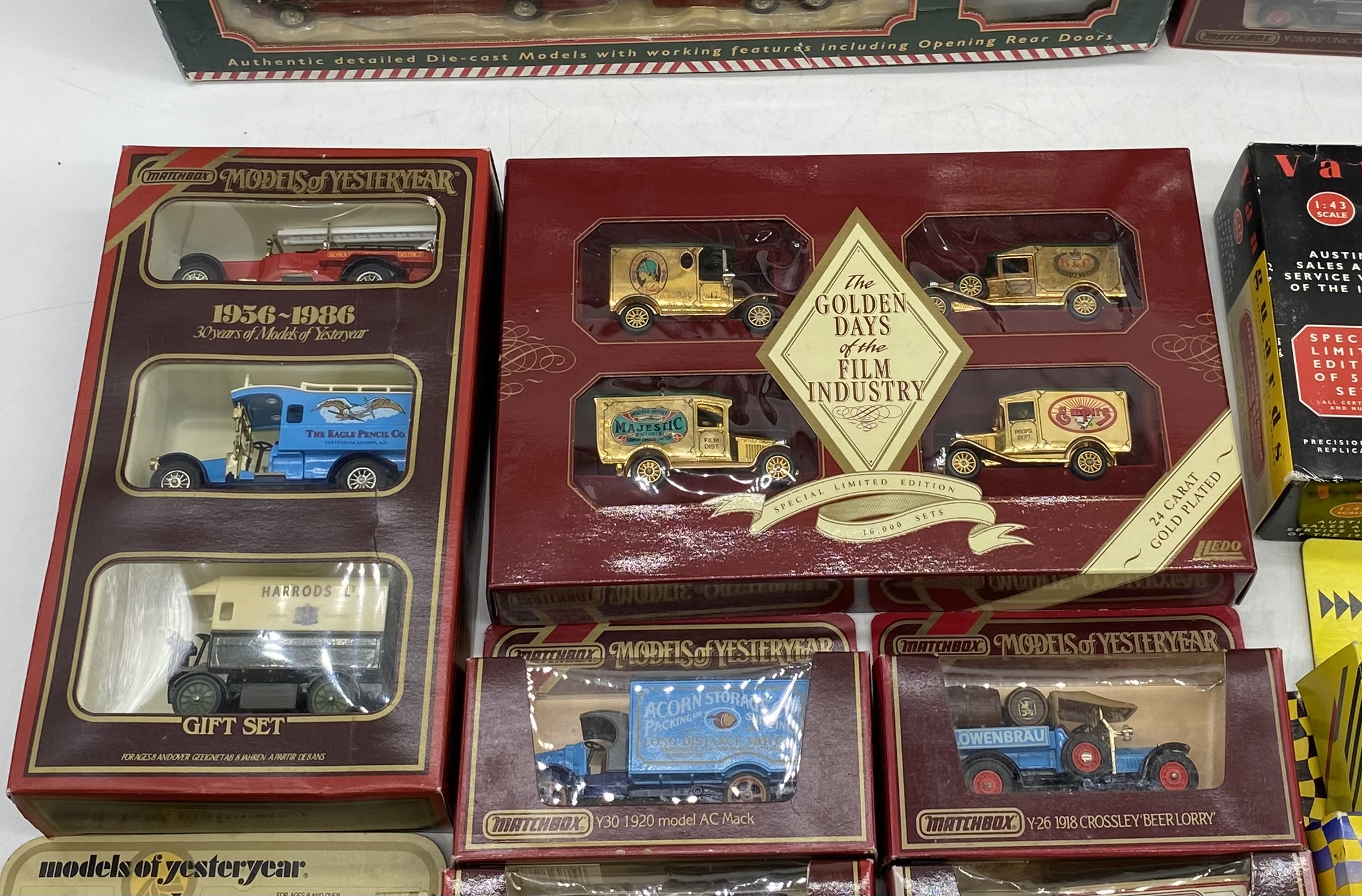 A collection of boxed die-cast vehicles including Corgi Eddie Stobart Ltd Motorway Truck Set & - Image 6 of 7