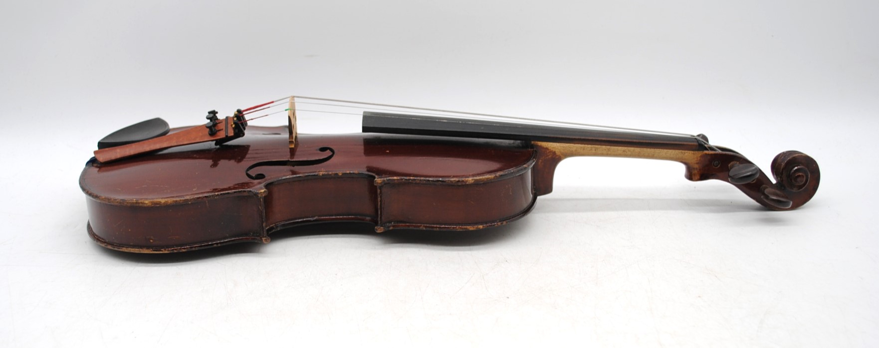 A 3/4 size violin, with Skylark Brand hard case - length of violin 56cm - Image 9 of 12