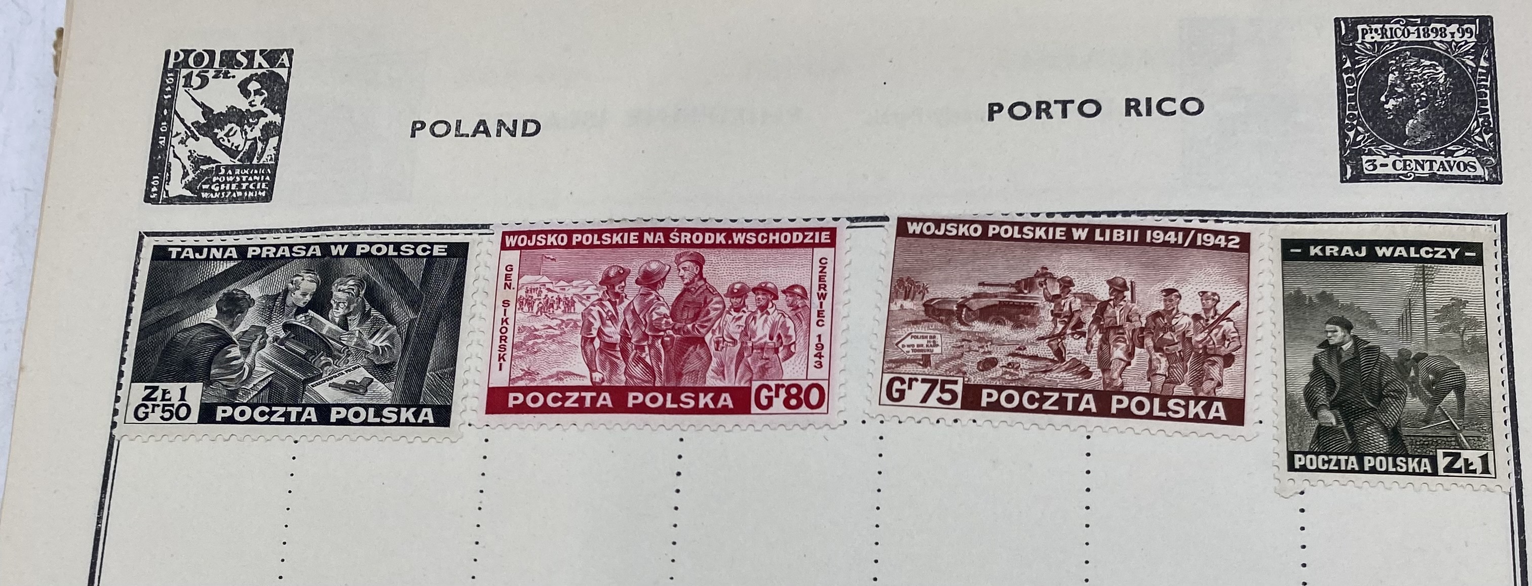 An album of worldwide stamps including Penny Reds etc. - Image 43 of 57
