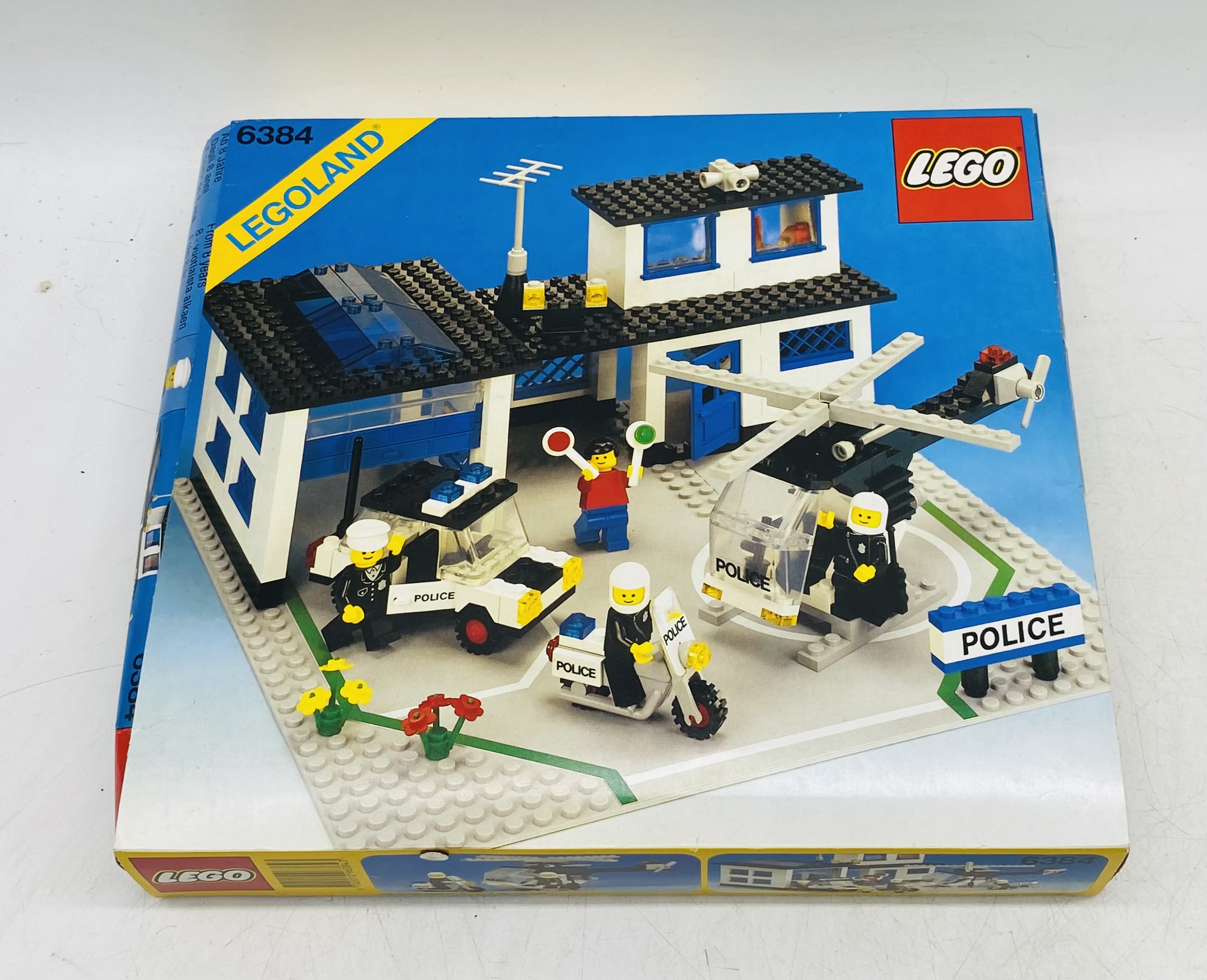 Four boxed 1980's Lego Legoland sets including Fire Station (6382), Police Station (6384) Police - Image 2 of 6