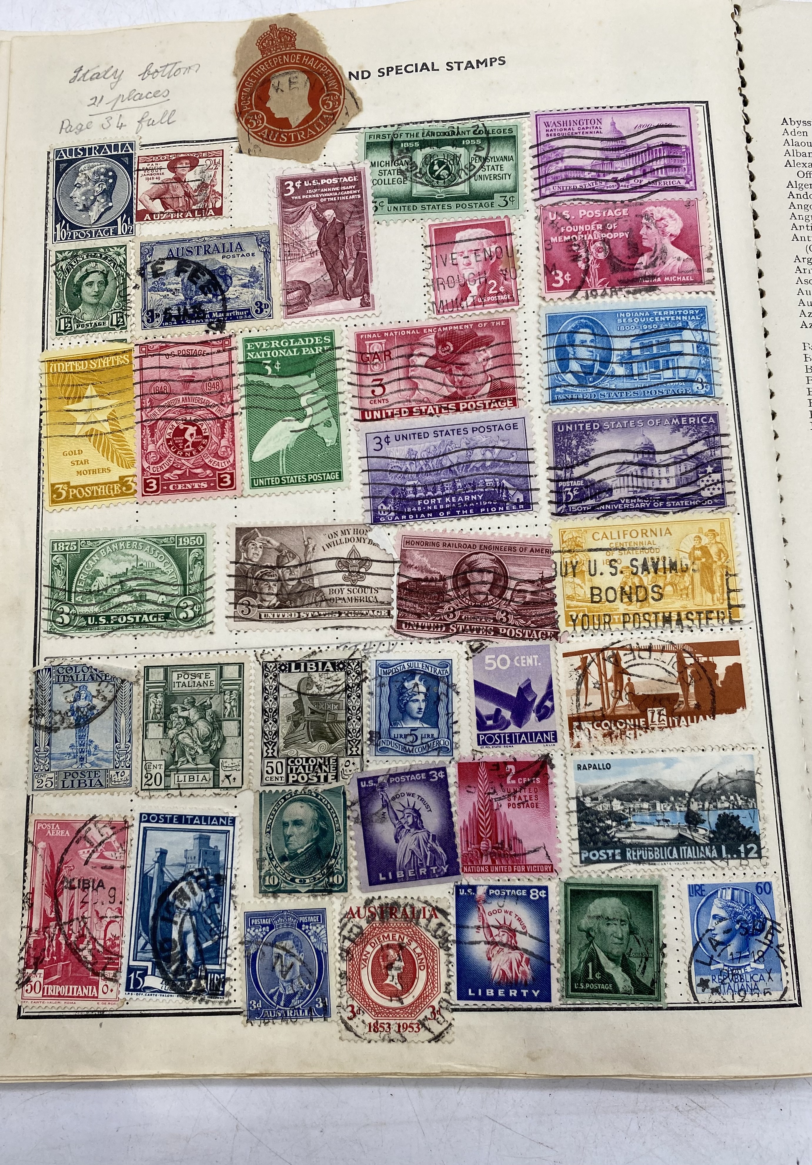 An album of worldwide stamps including Penny Reds etc. - Image 57 of 57