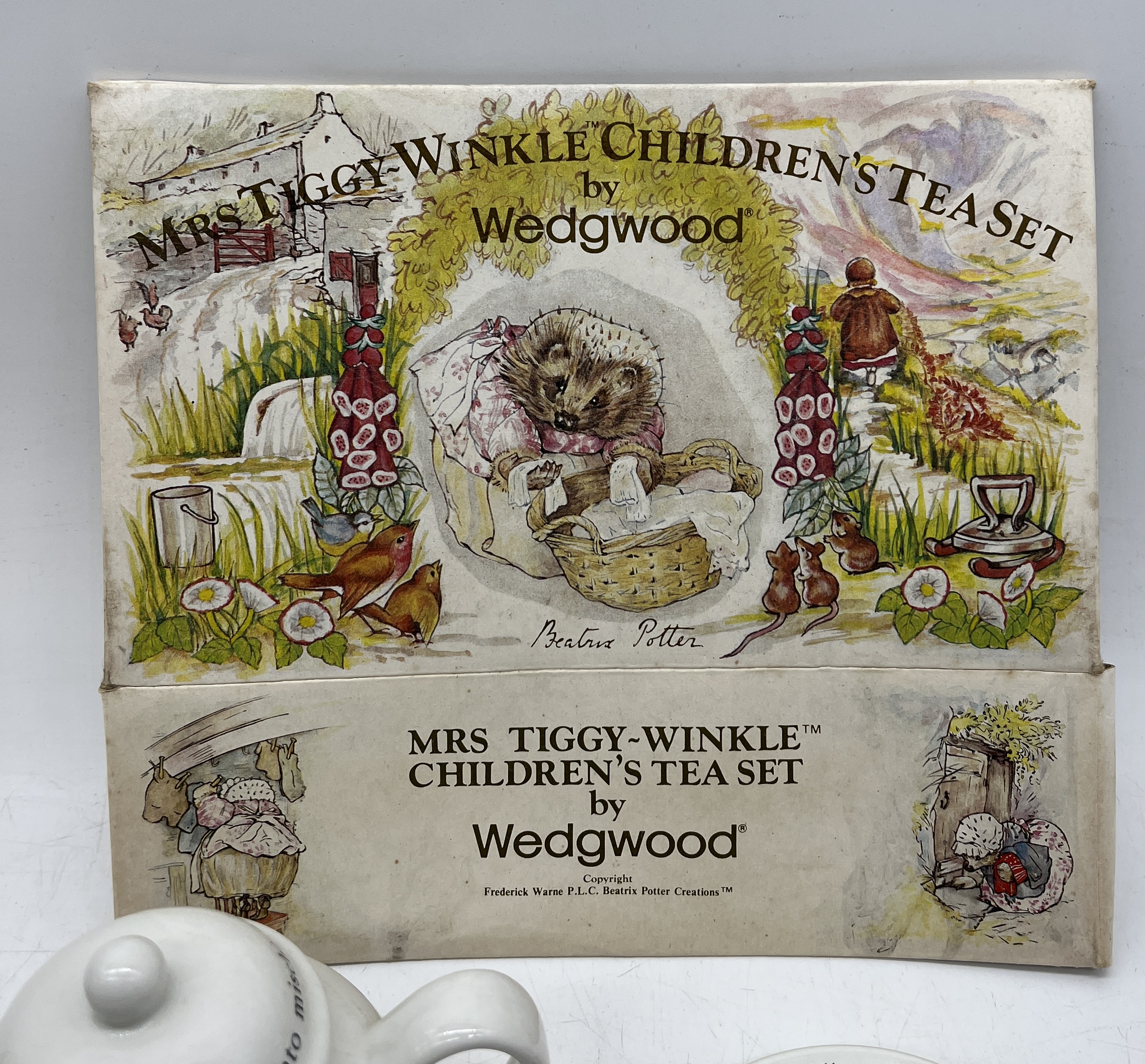 A Wedgwood Beatrix Potter children's tea set, along with another similar tea set and Beatrix - Image 5 of 5