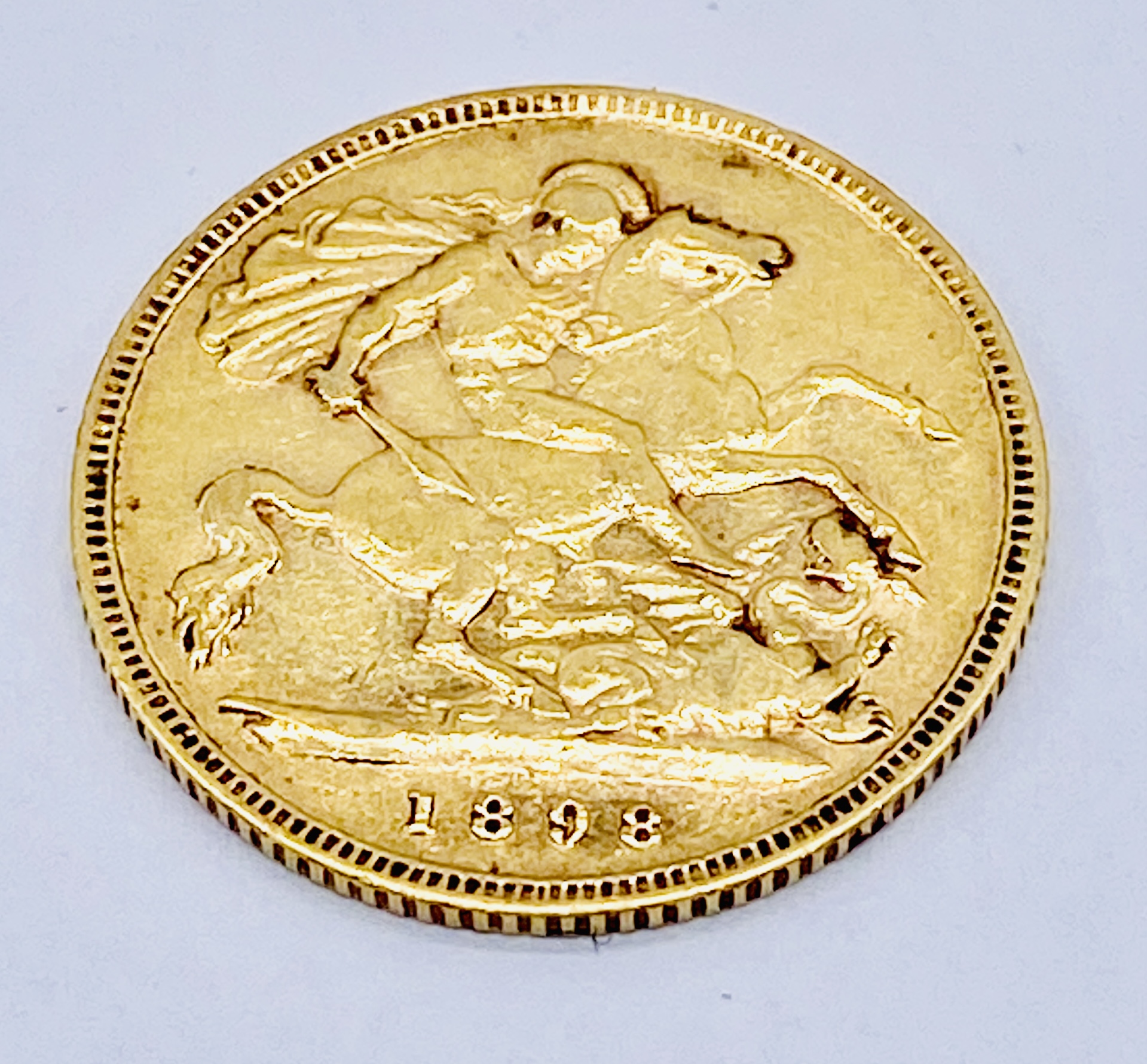 A Victorian 1898 half sovereign - Image 2 of 2