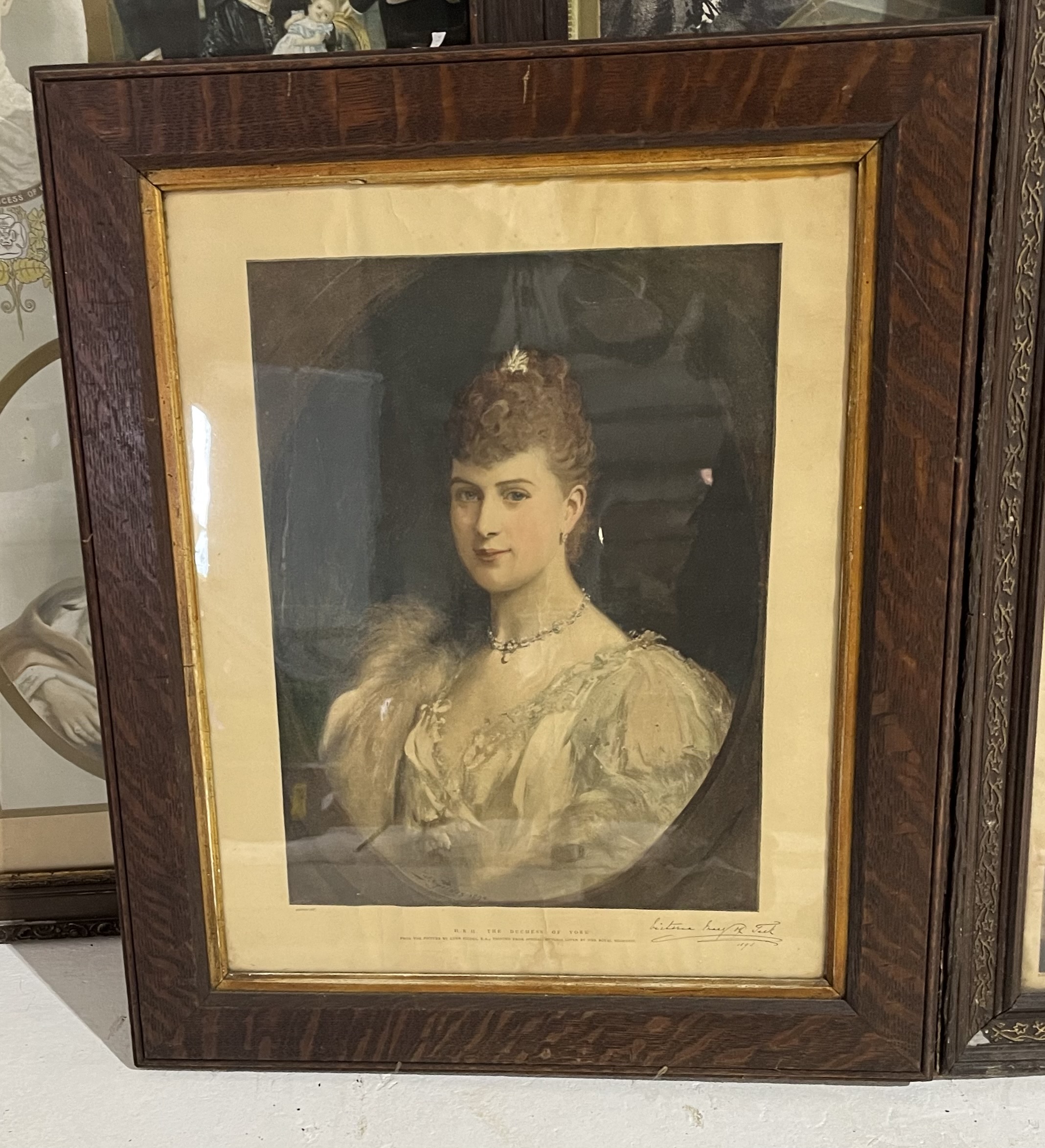 A collection of assorted Royal related framed prints. - Image 6 of 9