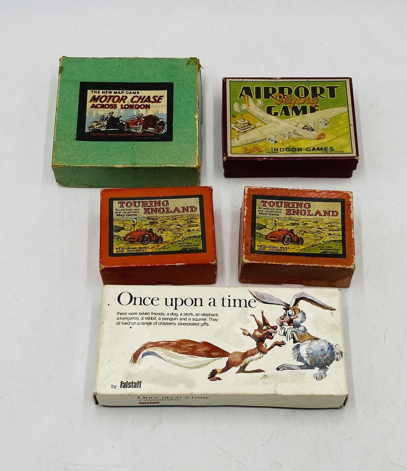 A collection of vintage games relating to transport, including Motor Chase Across London, Touring - Image 4 of 4