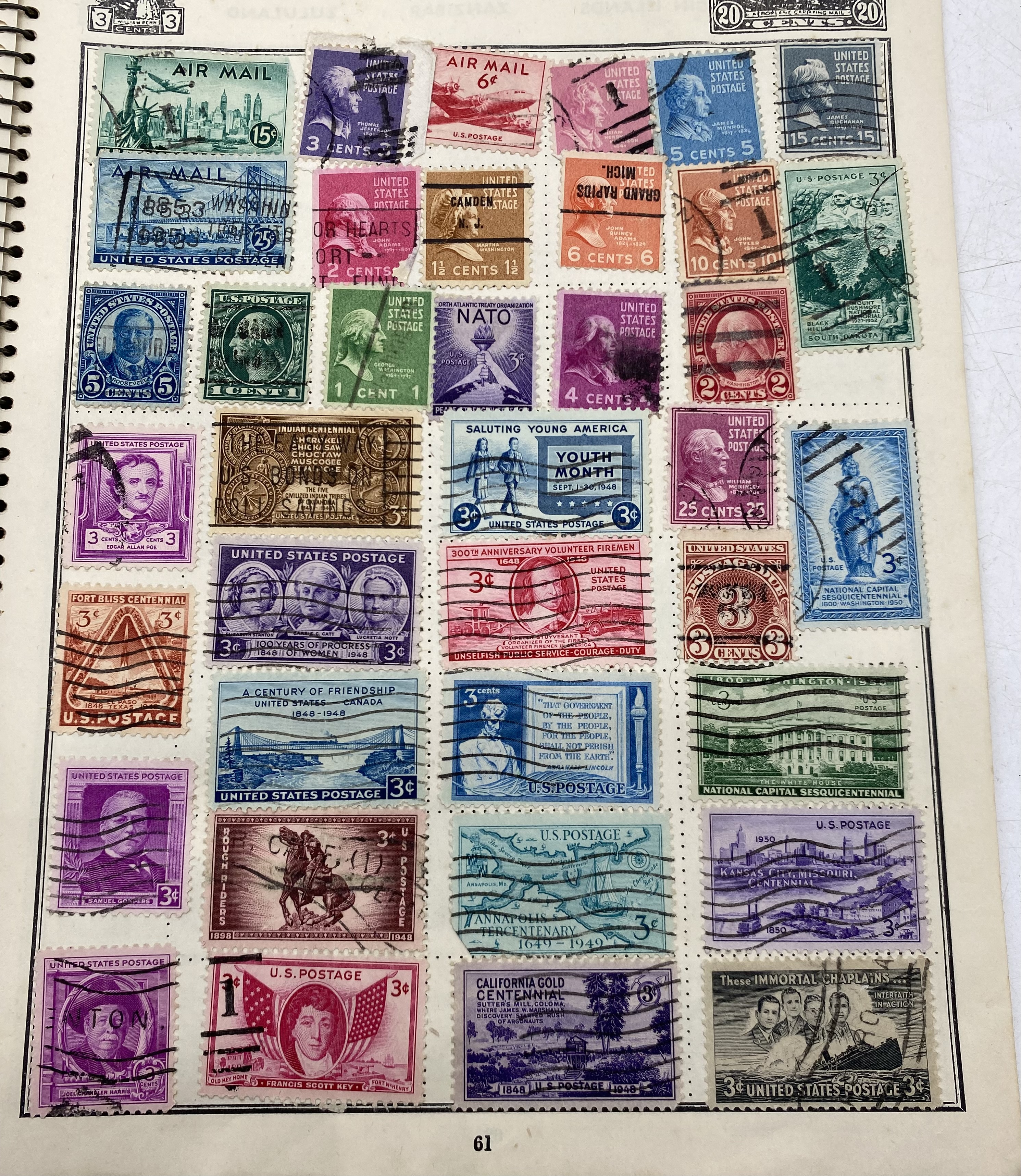 An album of worldwide stamps including Penny Reds etc. - Image 54 of 57