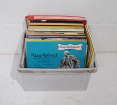 A small collection of classical 12" vinyl records, including Tchaikovsky, Rachmaninov, Sibelius,