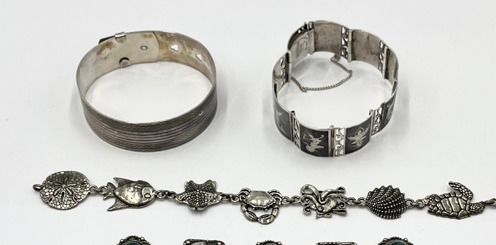 A collection of 925 and SCM bracelets - Image 2 of 3