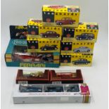 A collection of six boxed die-cast Vanguards Classic Popular Saloon Cars including a Rover P4,