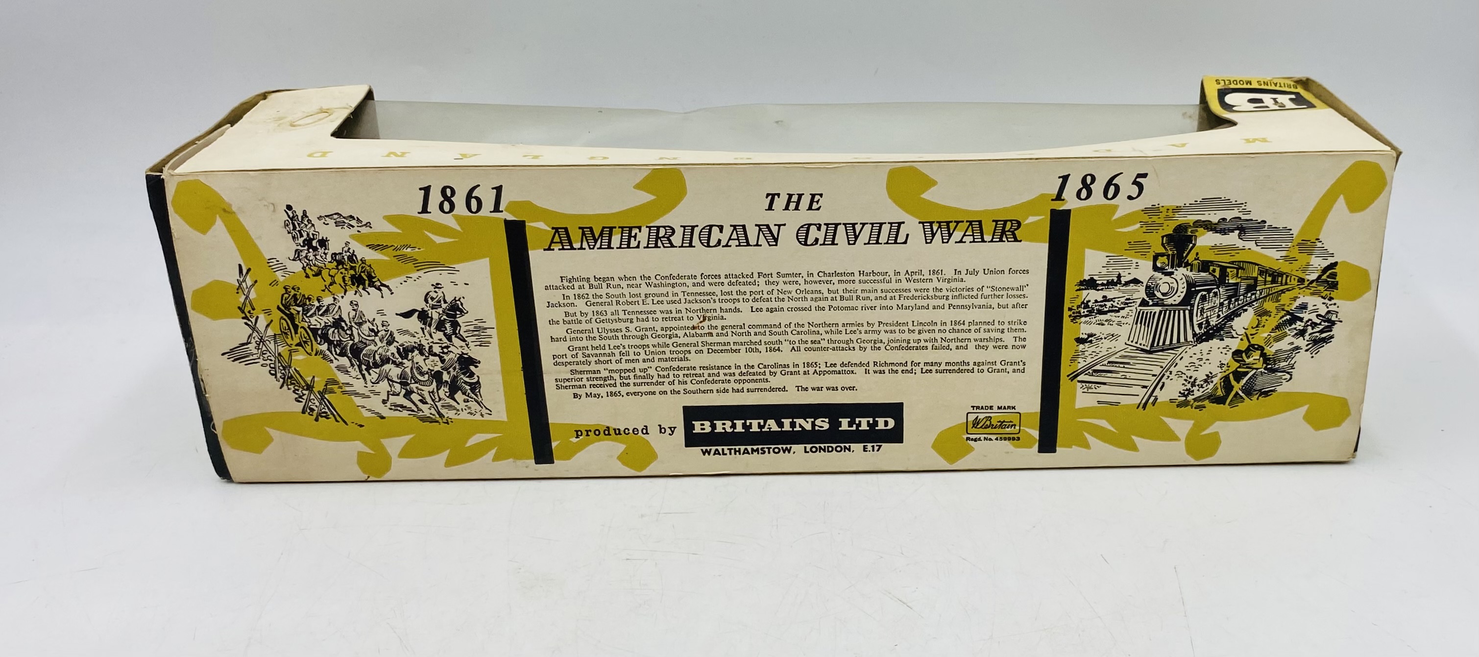 A boxed Britains Ltd American Civil War Gun Team and Limber set (7464) - Image 5 of 5