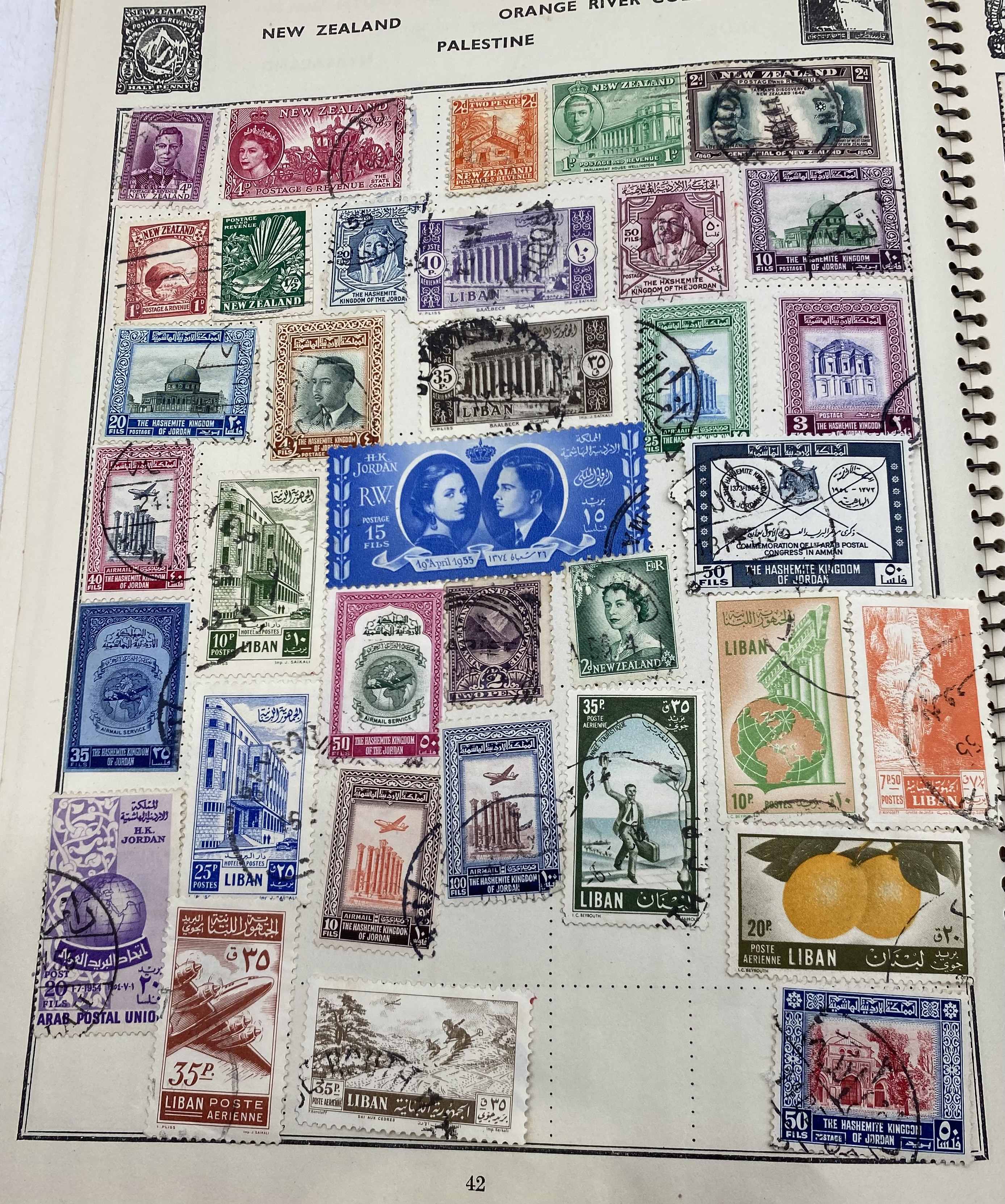 An album of worldwide stamps including Penny Reds etc. - Image 39 of 57