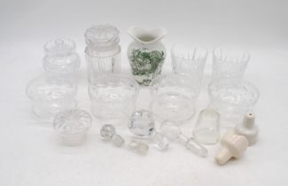 A small quantity of glassware, along with a ceramic jug