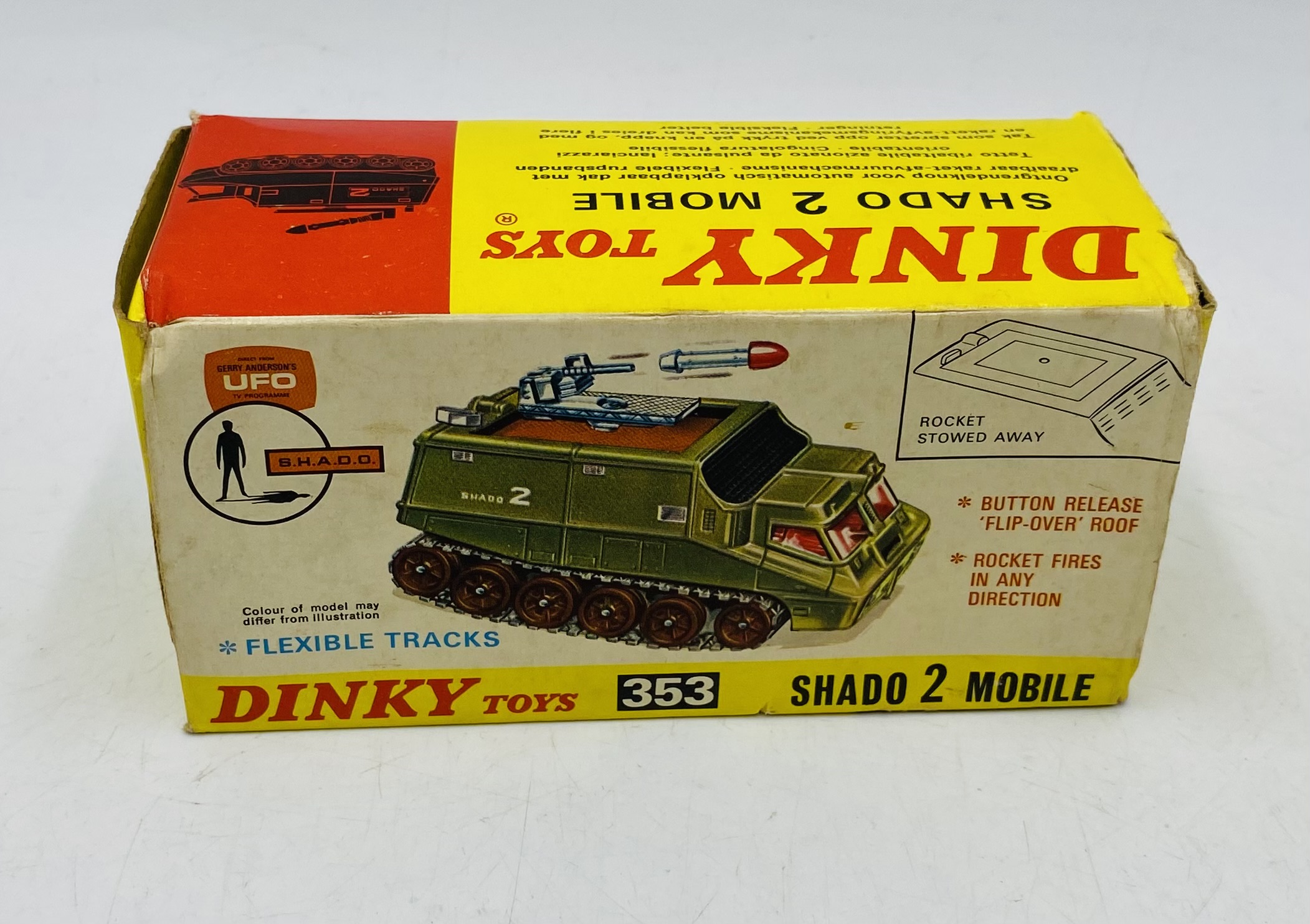 A vintage boxed Dinky Toys "Shado 2 Mobile" die-cast model (No 353) - Image 6 of 9