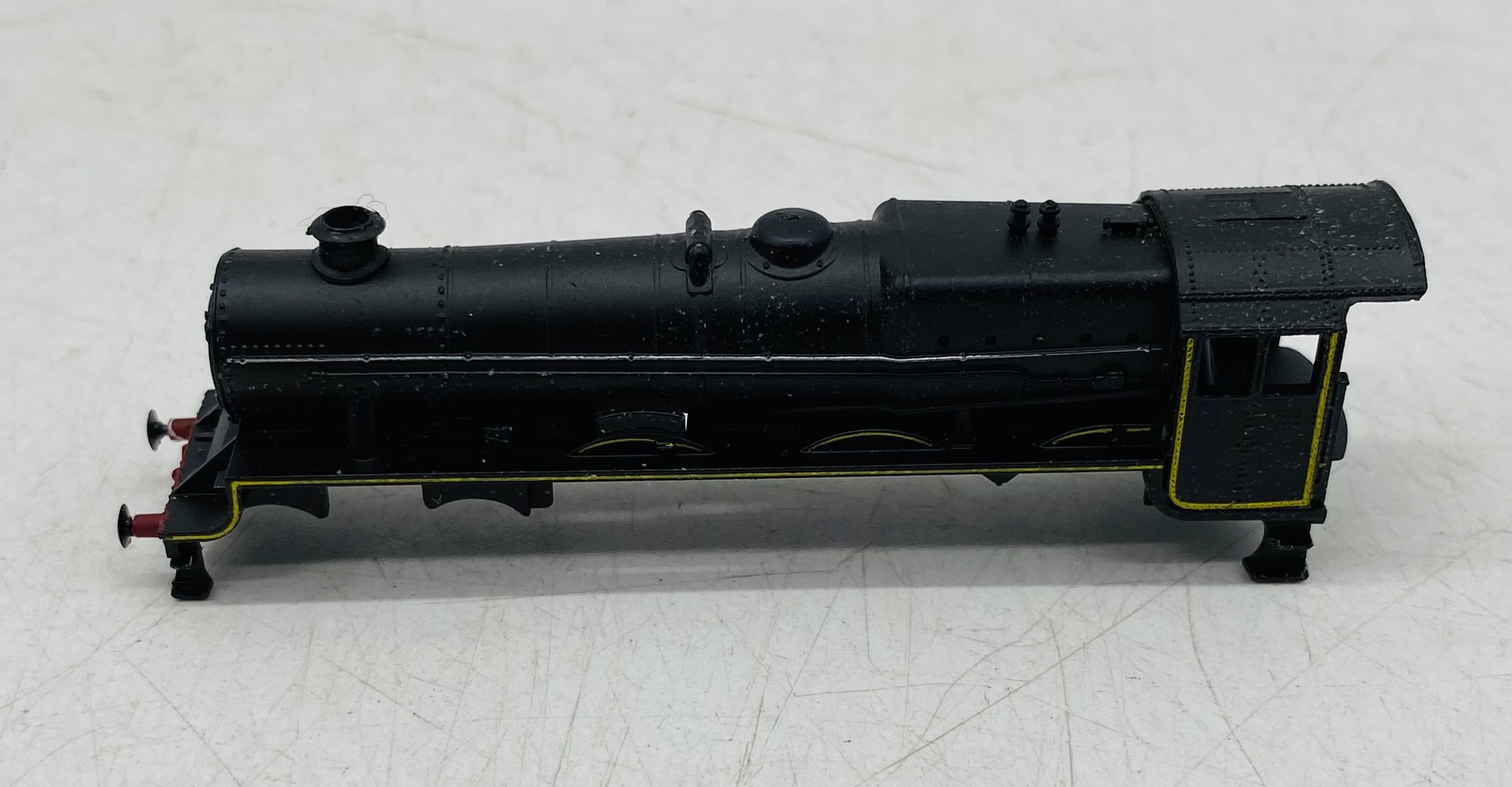 A collection of N gauge locomotive shells in black livery - shells only, no axels - Image 2 of 4