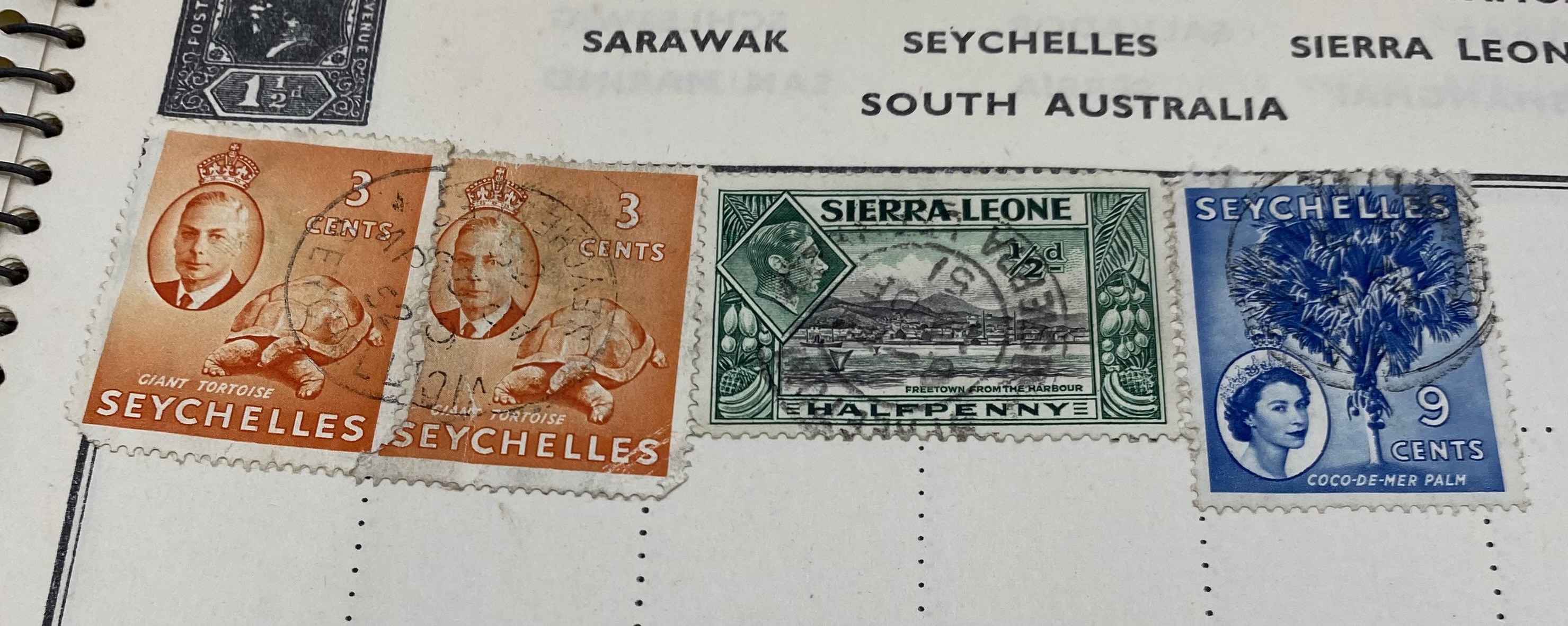 An album of worldwide stamps including Penny Reds etc. - Image 46 of 57