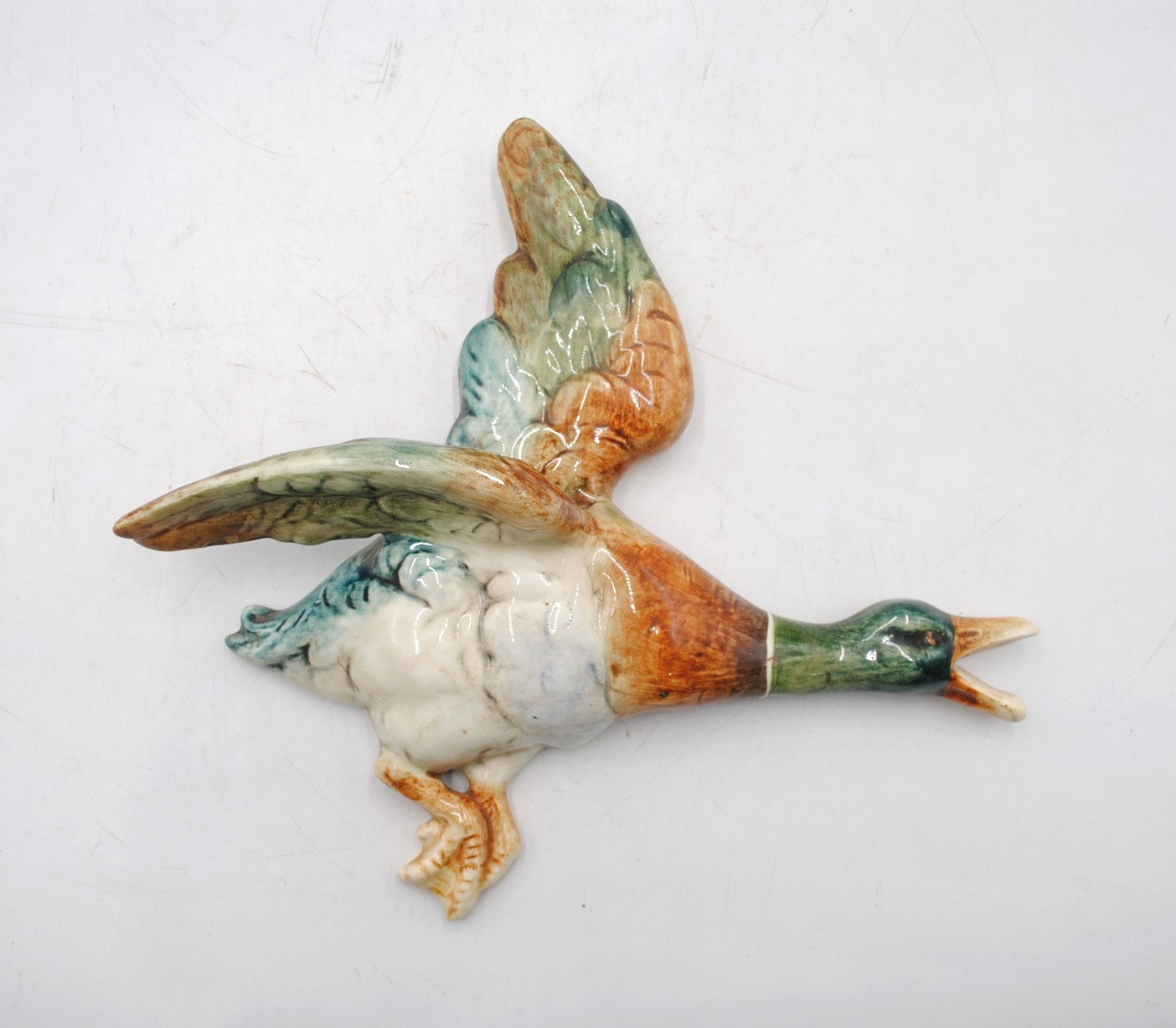 A small quantity of various ceramics, including Beswick birds, Lladro figure, wall hanging ducks - Image 3 of 10